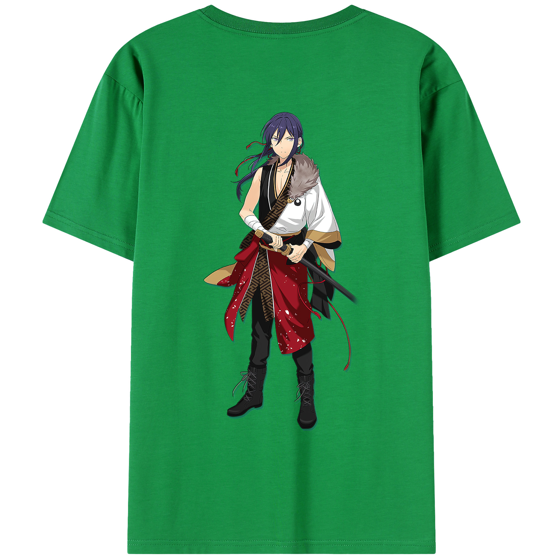 （画像用） あんさんぶるスターズ! Ensemble Stars 綿100％ メンズ半袖Tシャツ（バックプリント） 通気性