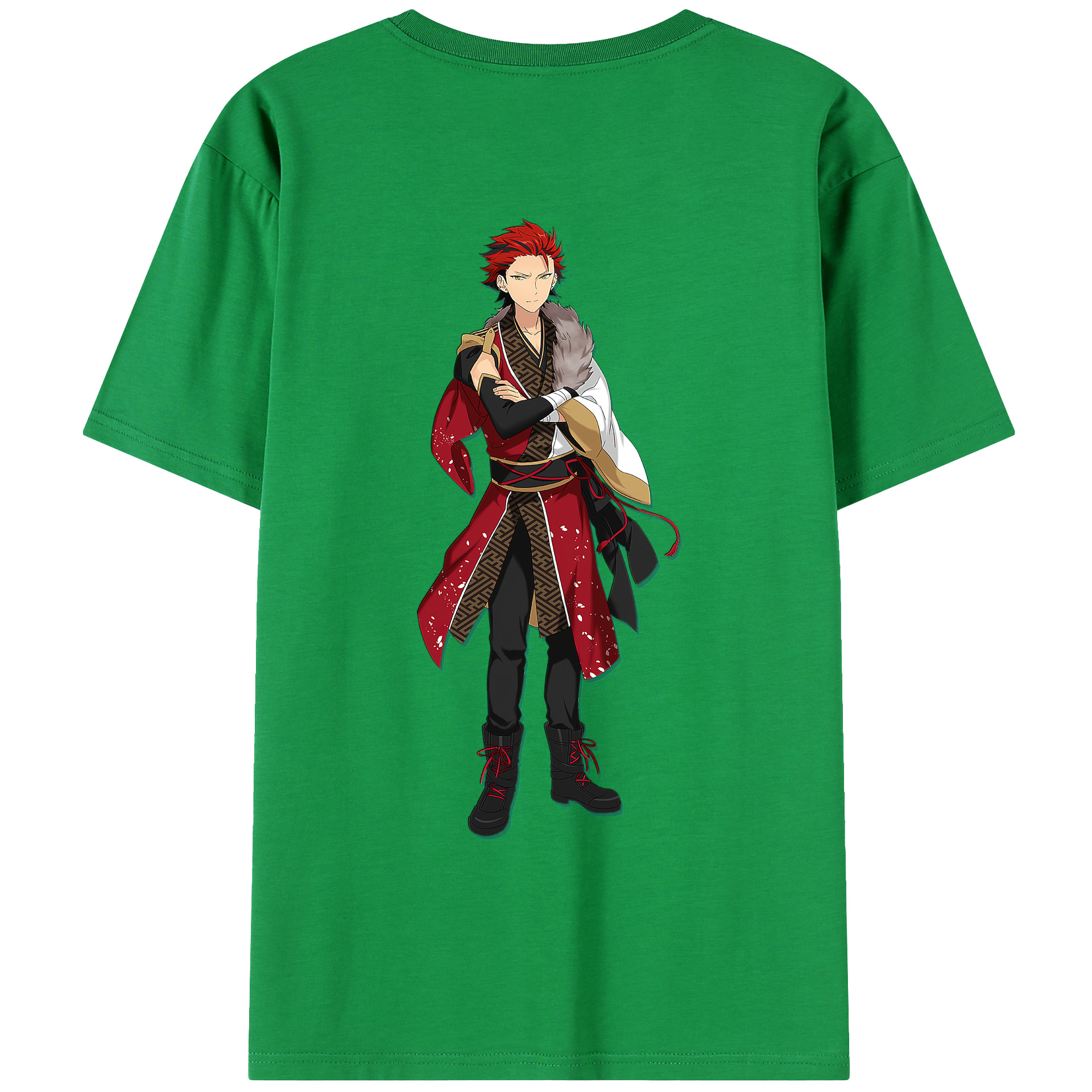 （画像用） あんさんぶるスターズ! Ensemble Stars 綿100％ メンズ半袖Tシャツ（バックプリント） 通気性