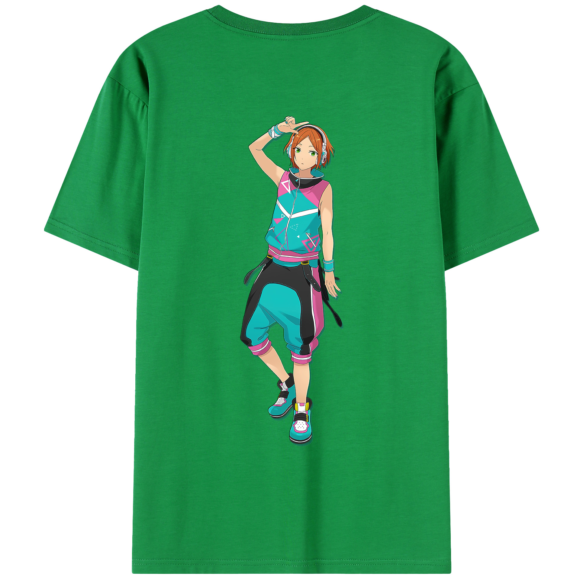 （画像用） あんさんぶるスターズ! Ensemble Stars 綿100％ メンズ半袖Tシャツ（バックプリント） 通気性