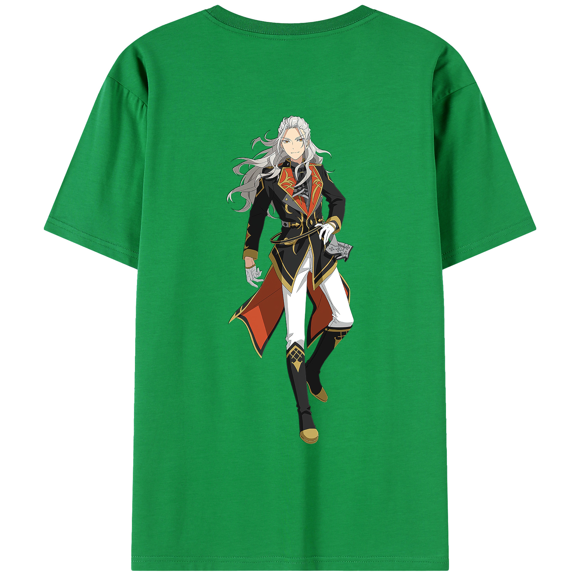 （画像用） あんさんぶるスターズ! Ensemble Stars 綿100％ メンズ半袖Tシャツ（バックプリント） 通気性