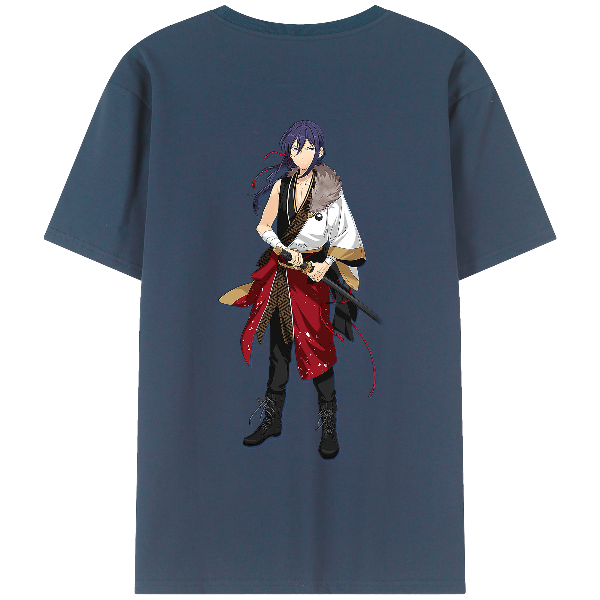 （画像用） あんさんぶるスターズ! Ensemble Stars 綿100％ メンズ半袖Tシャツ（バックプリント） 通気性