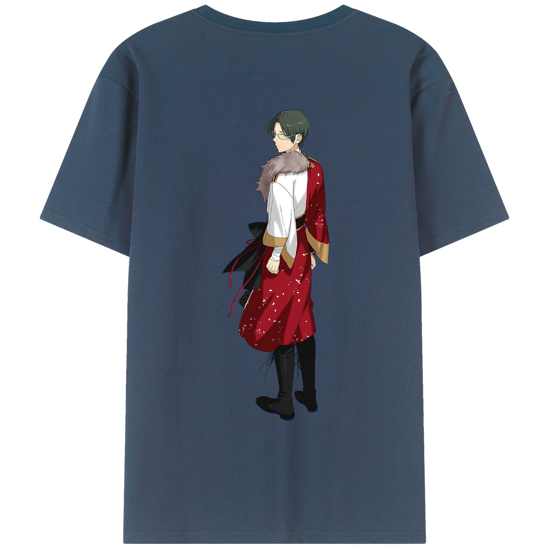 （画像用） あんさんぶるスターズ! Ensemble Stars 綿100％ メンズ半袖Tシャツ（バックプリント） 通気性