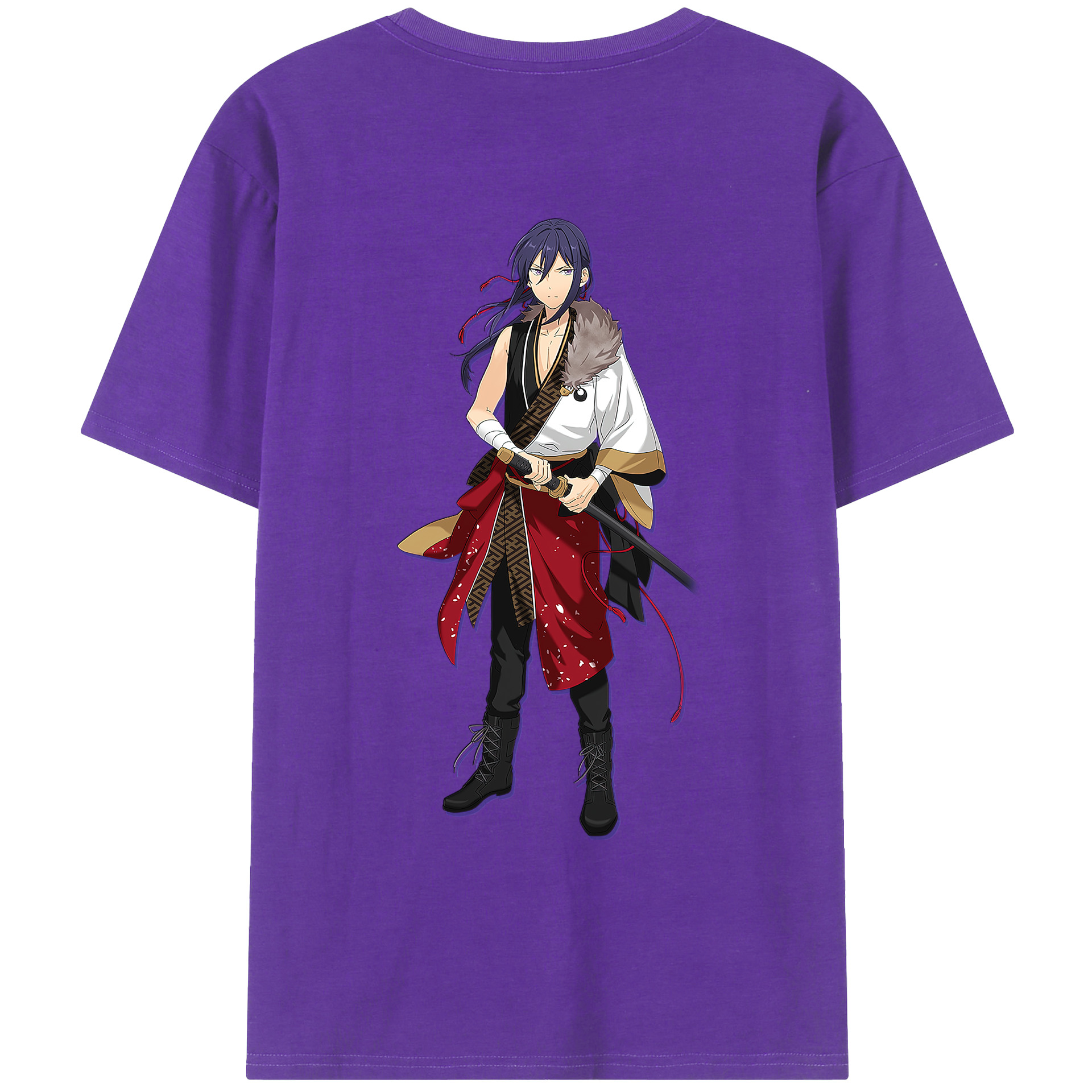 （画像用） あんさんぶるスターズ! Ensemble Stars 綿100％ メンズ半袖Tシャツ（バックプリント） 通気性