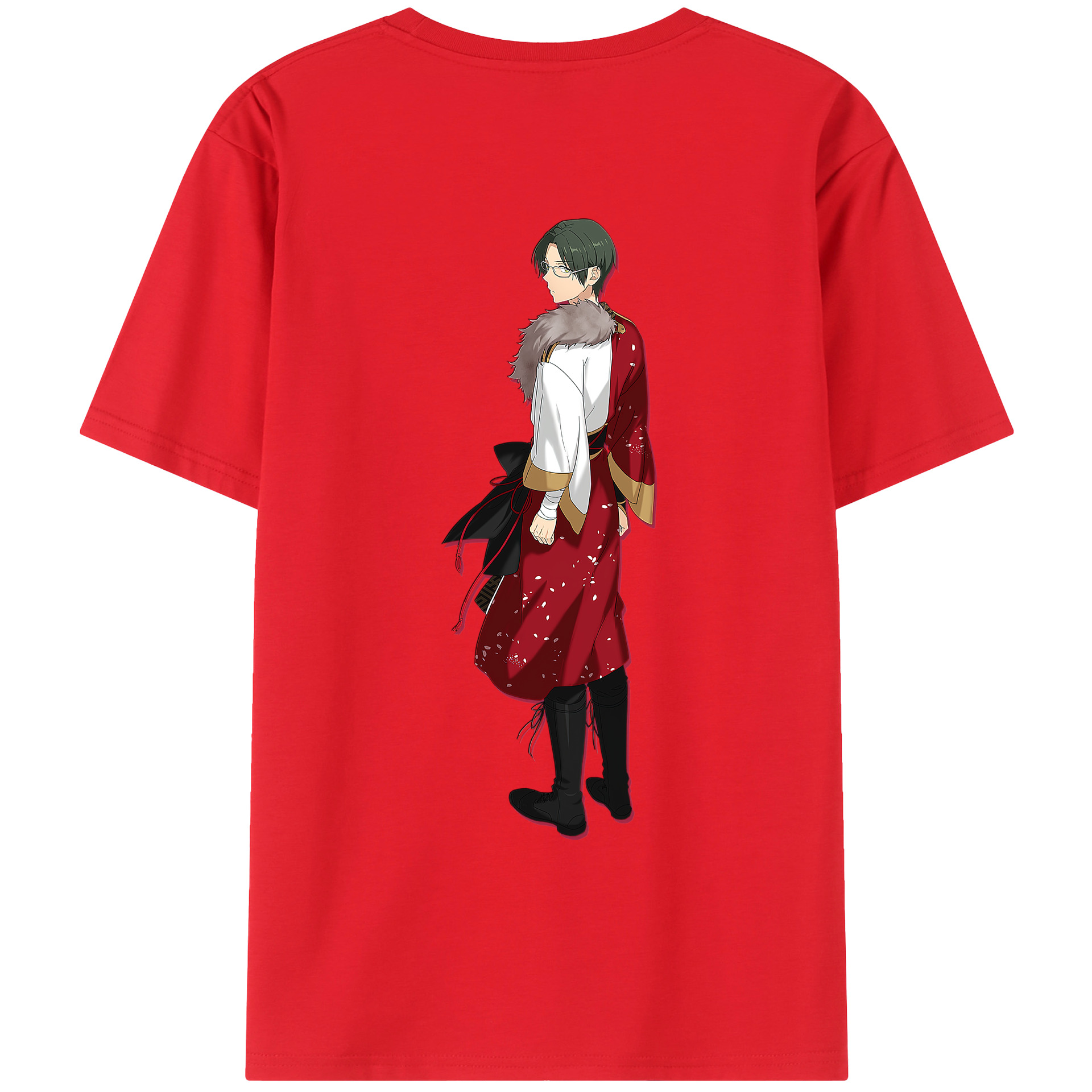 （画像用） あんさんぶるスターズ! Ensemble Stars 綿100％ メンズ半袖Tシャツ（バックプリント） 通気性