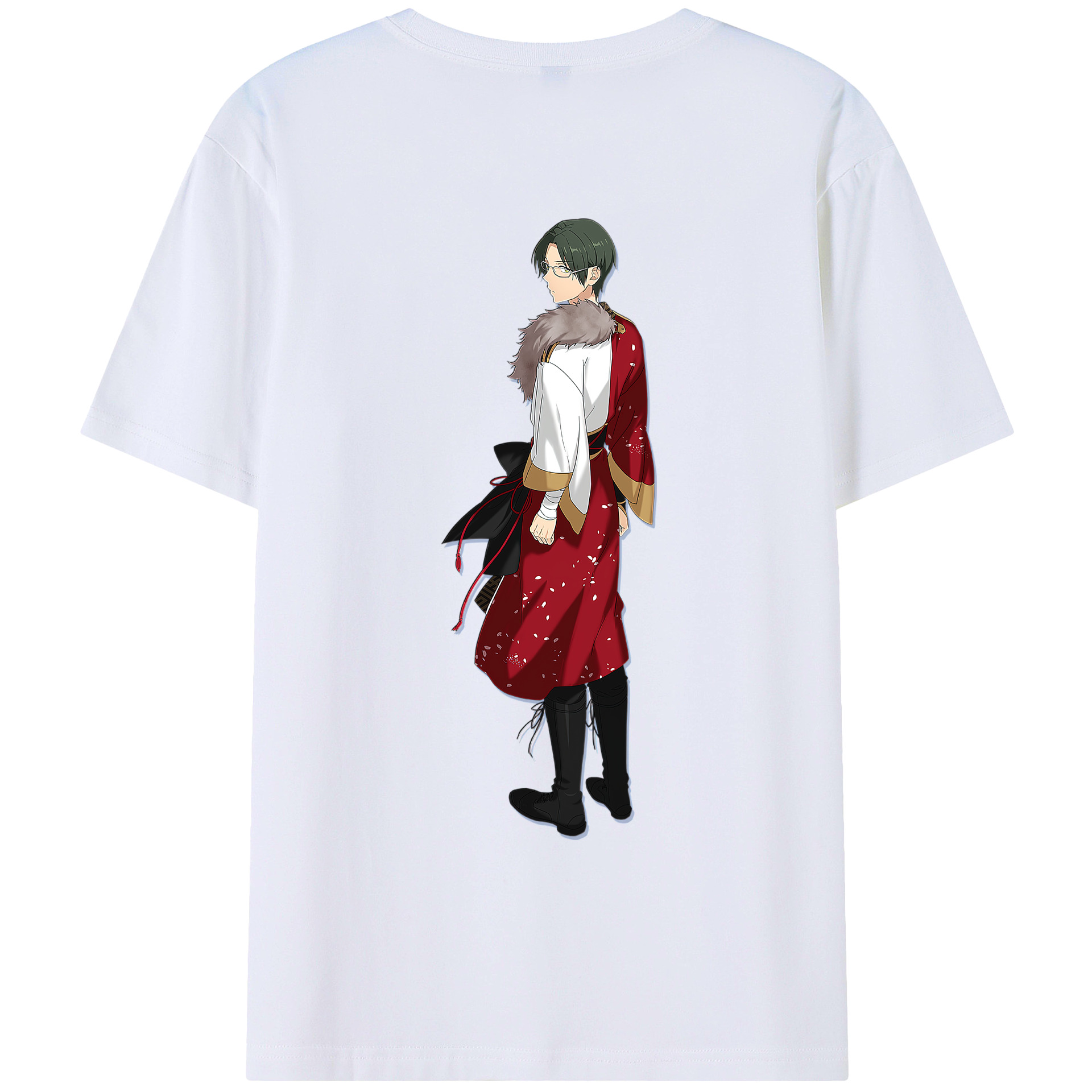 （画像用） あんさんぶるスターズ! Ensemble Stars 綿100％ メンズ半袖Tシャツ（バックプリント） 通気性
