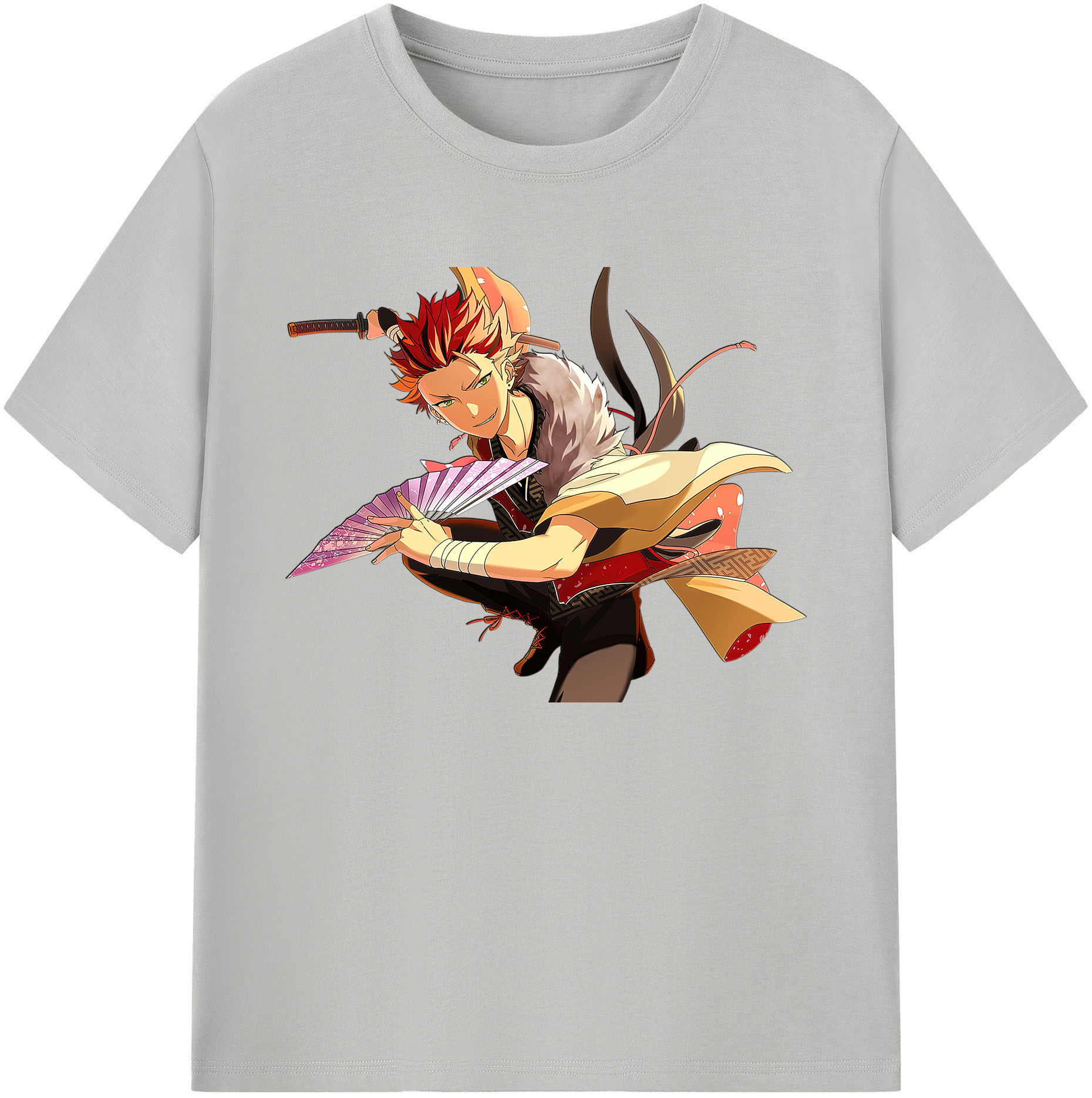 （画像用） あんさんぶるスターズ! Ensemble Stars 綿100％ メンズ半袖Tシャツ｜肌触りやわらか＆通気性