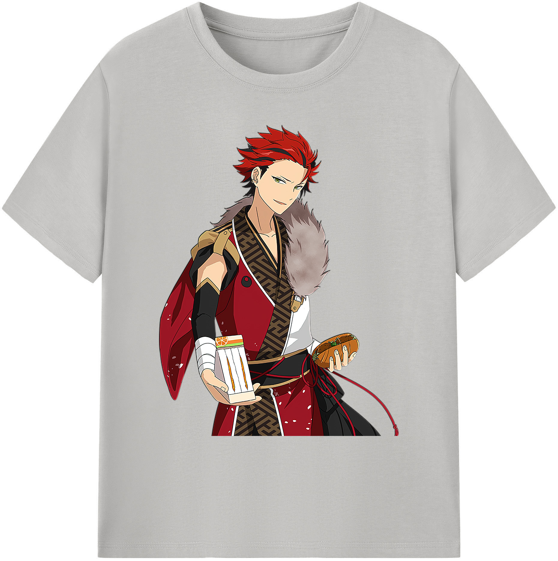 （画像用） あんさんぶるスターズ! Ensemble Stars 綿100％ メンズ半袖Tシャツ｜肌触りやわらか＆通気性