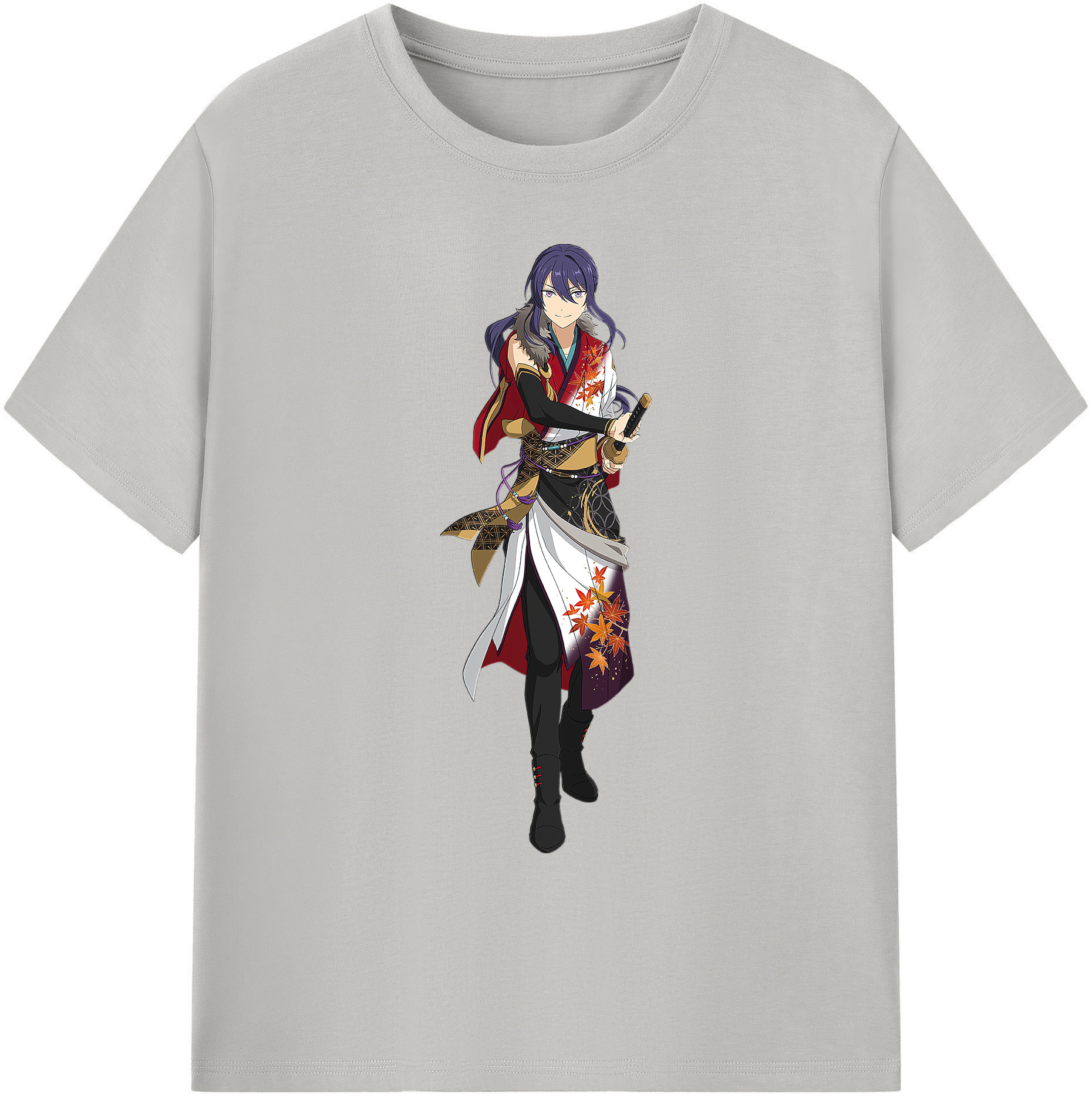 （画像用） あんさんぶるスターズ! Ensemble Stars 綿100％ メンズ半袖Tシャツ｜肌触りやわらか＆通気性