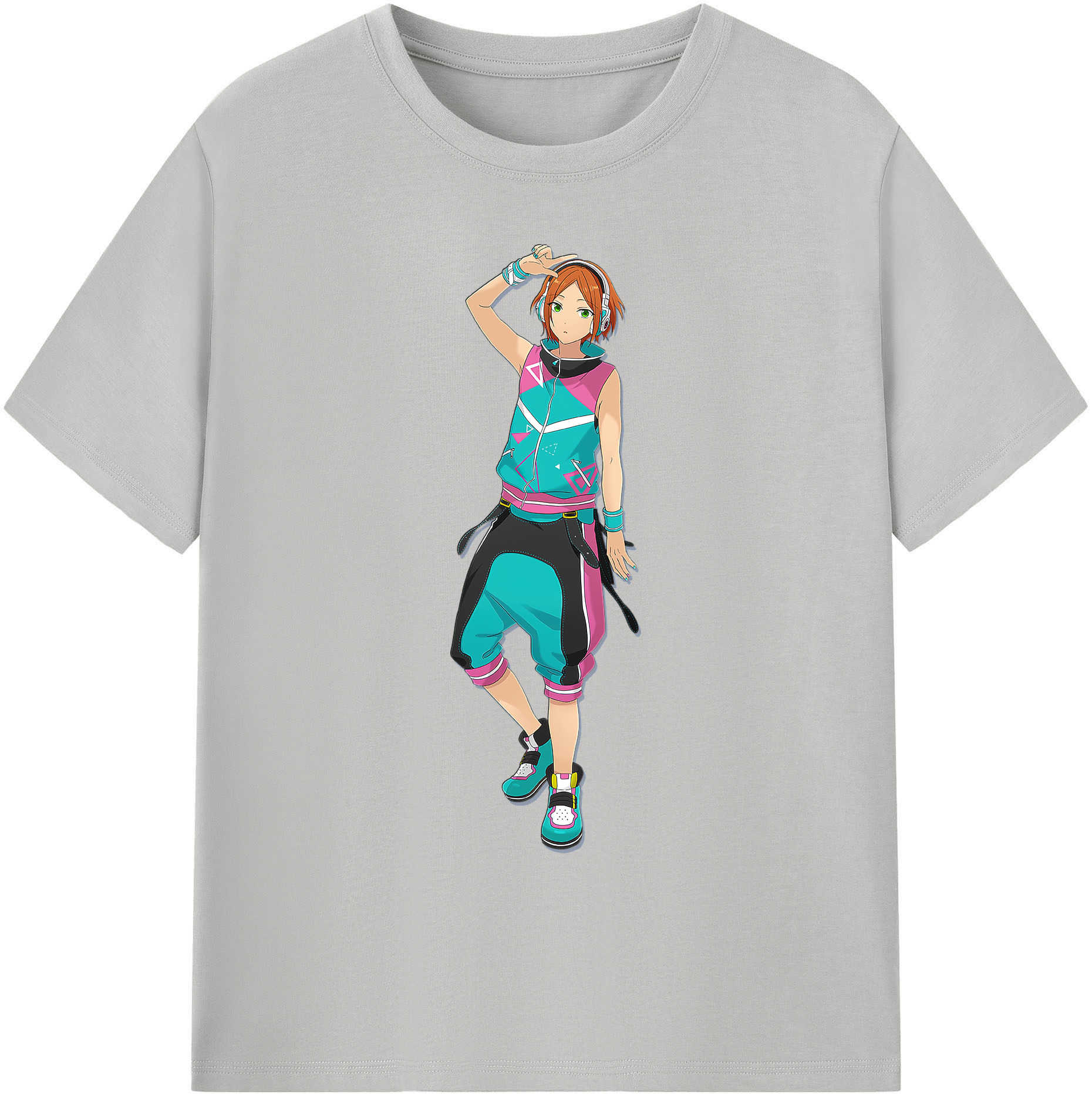 （画像用） あんさんぶるスターズ! Ensemble Stars 綿100％ メンズ半袖Tシャツ｜肌触りやわらか＆通気性