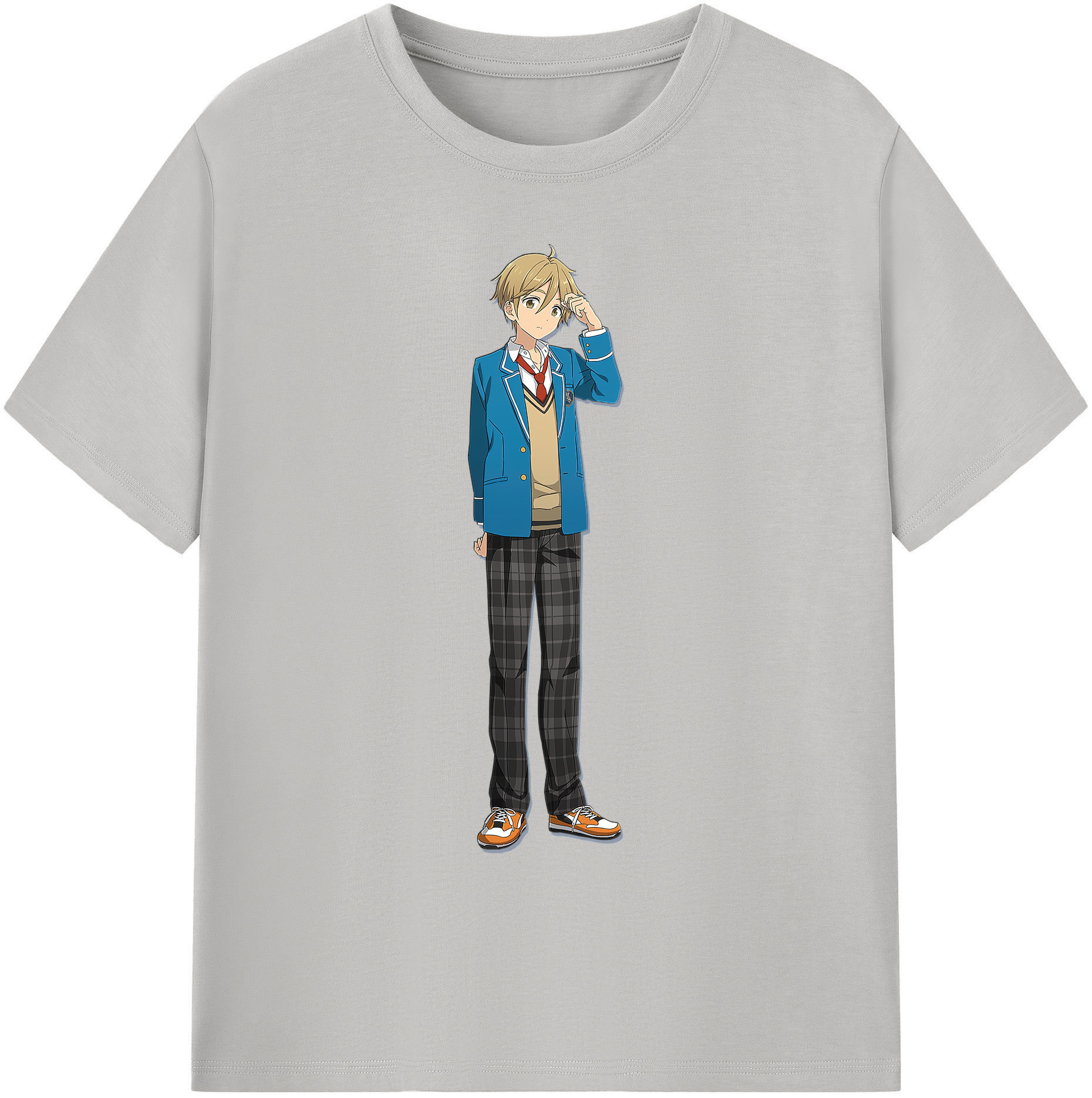 （画像用） あんさんぶるスターズ! Ensemble Stars 綿100％ メンズ半袖Tシャツ｜肌触りやわらか＆通気性