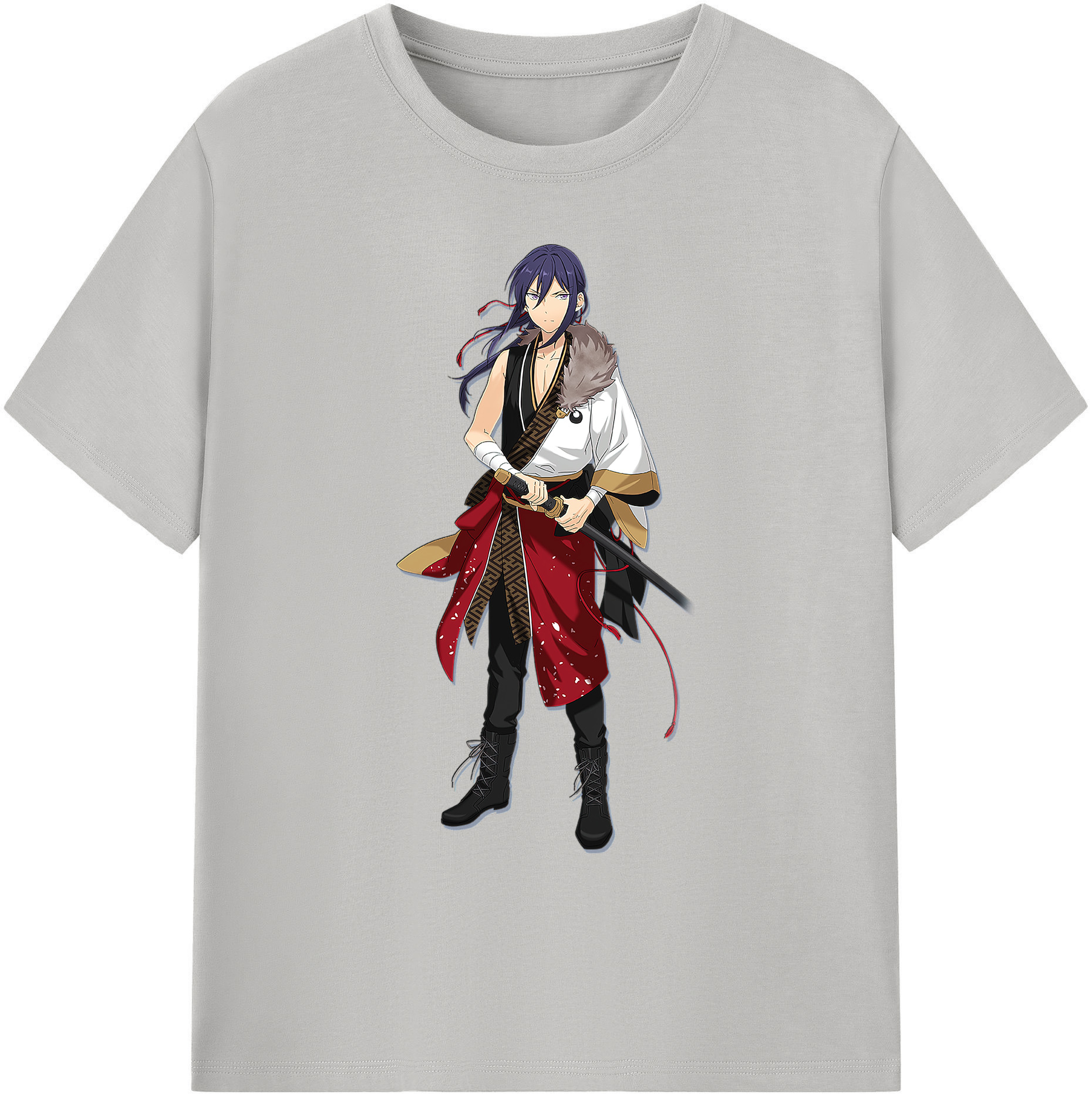 （画像用） あんさんぶるスターズ! Ensemble Stars 綿100％ メンズ半袖Tシャツ｜肌触りやわらか＆通気性