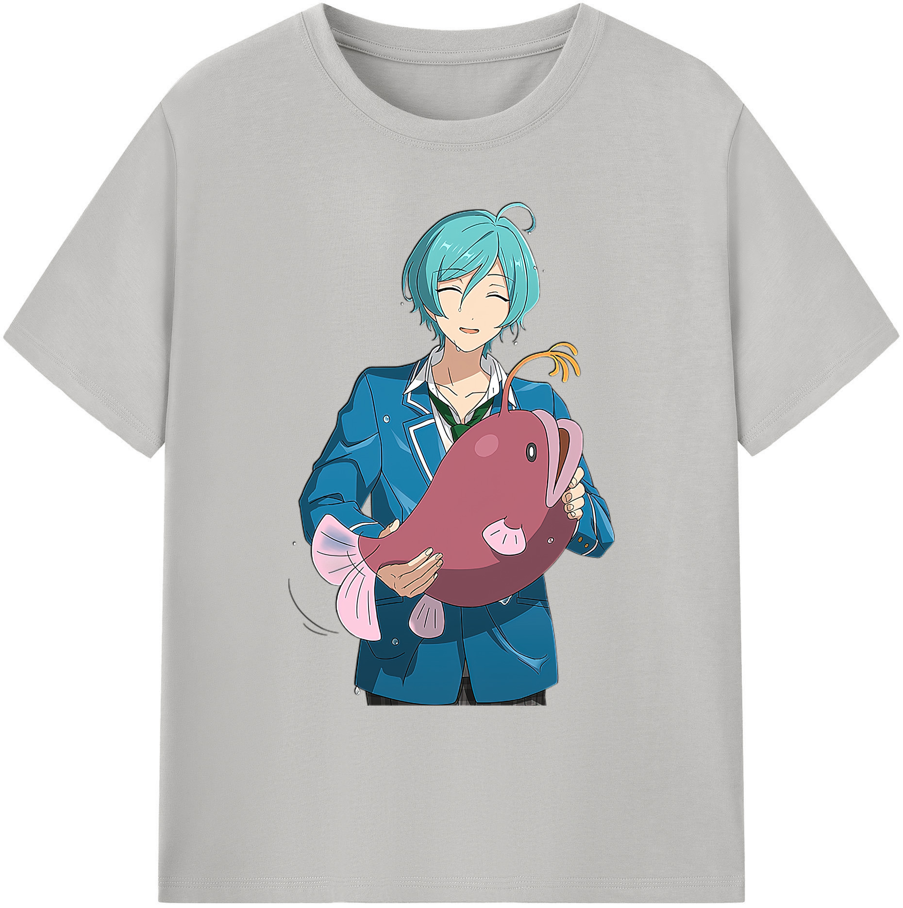 （画像用） あんさんぶるスターズ! Ensemble Stars 綿100％ メンズ半袖Tシャツ｜肌触りやわらか＆通気性