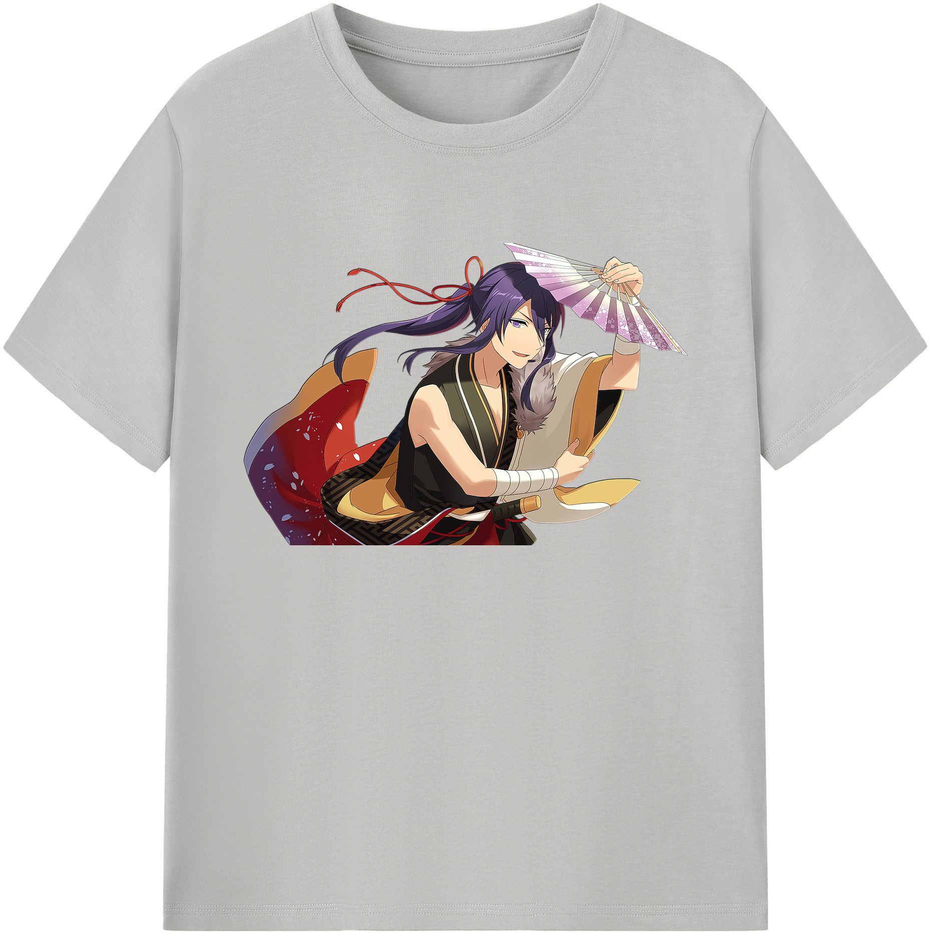 （画像用） あんさんぶるスターズ! Ensemble Stars 綿100％ メンズ半袖Tシャツ｜肌触りやわらか＆通気性