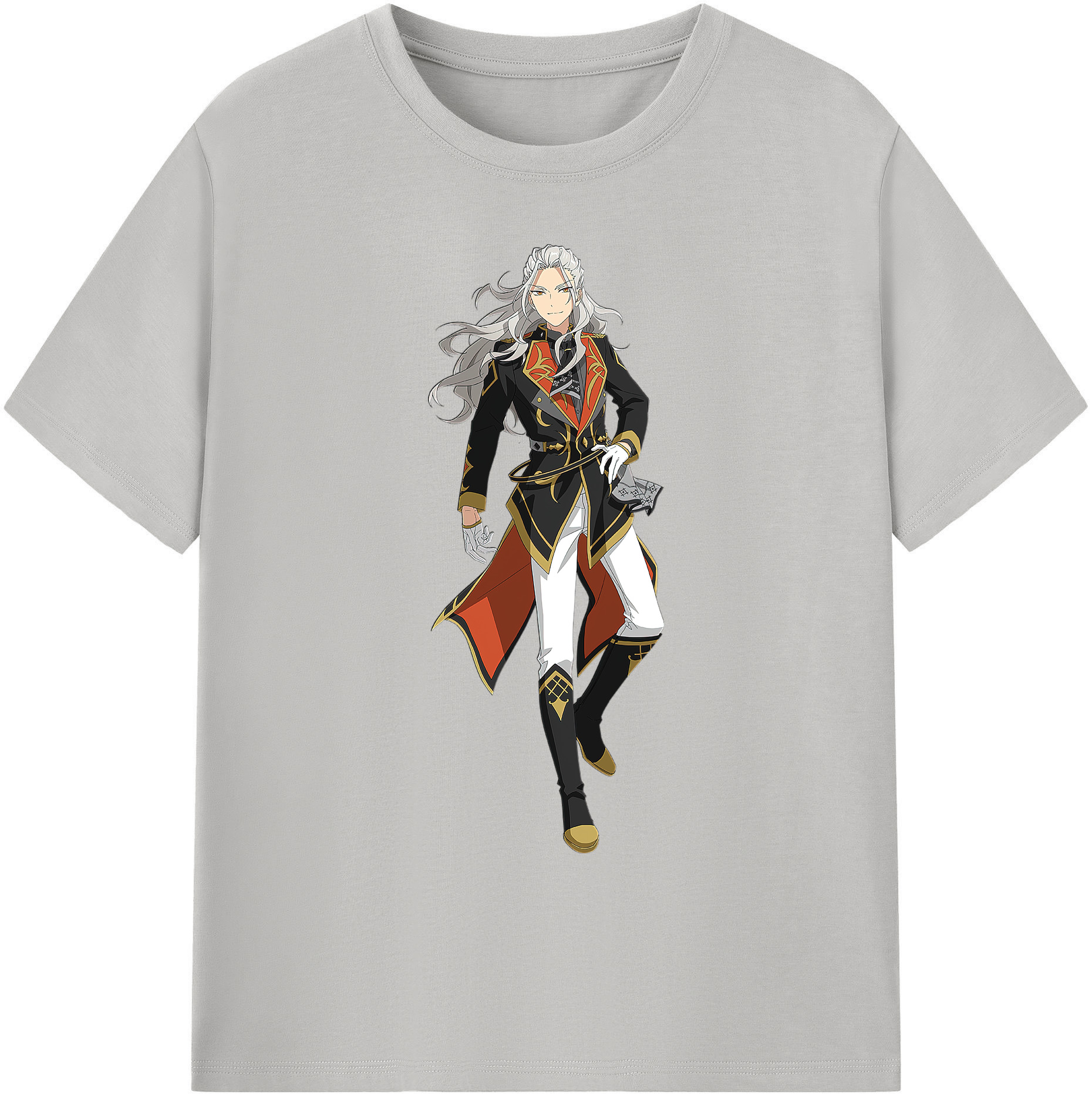 （画像用） あんさんぶるスターズ! Ensemble Stars 綿100％ メンズ半袖Tシャツ｜肌触りやわらか＆通気性