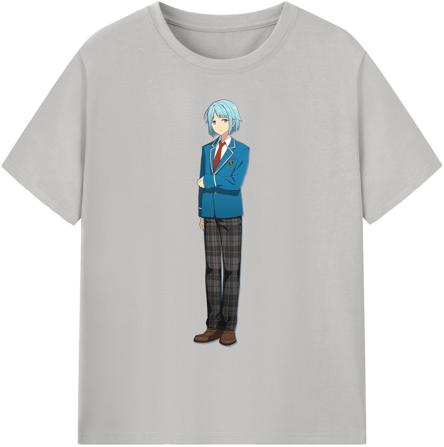 （画像用） あんさんぶるスターズ! Ensemble Stars 綿100％ メンズ半袖Tシャツ｜肌触りやわらか＆通気性