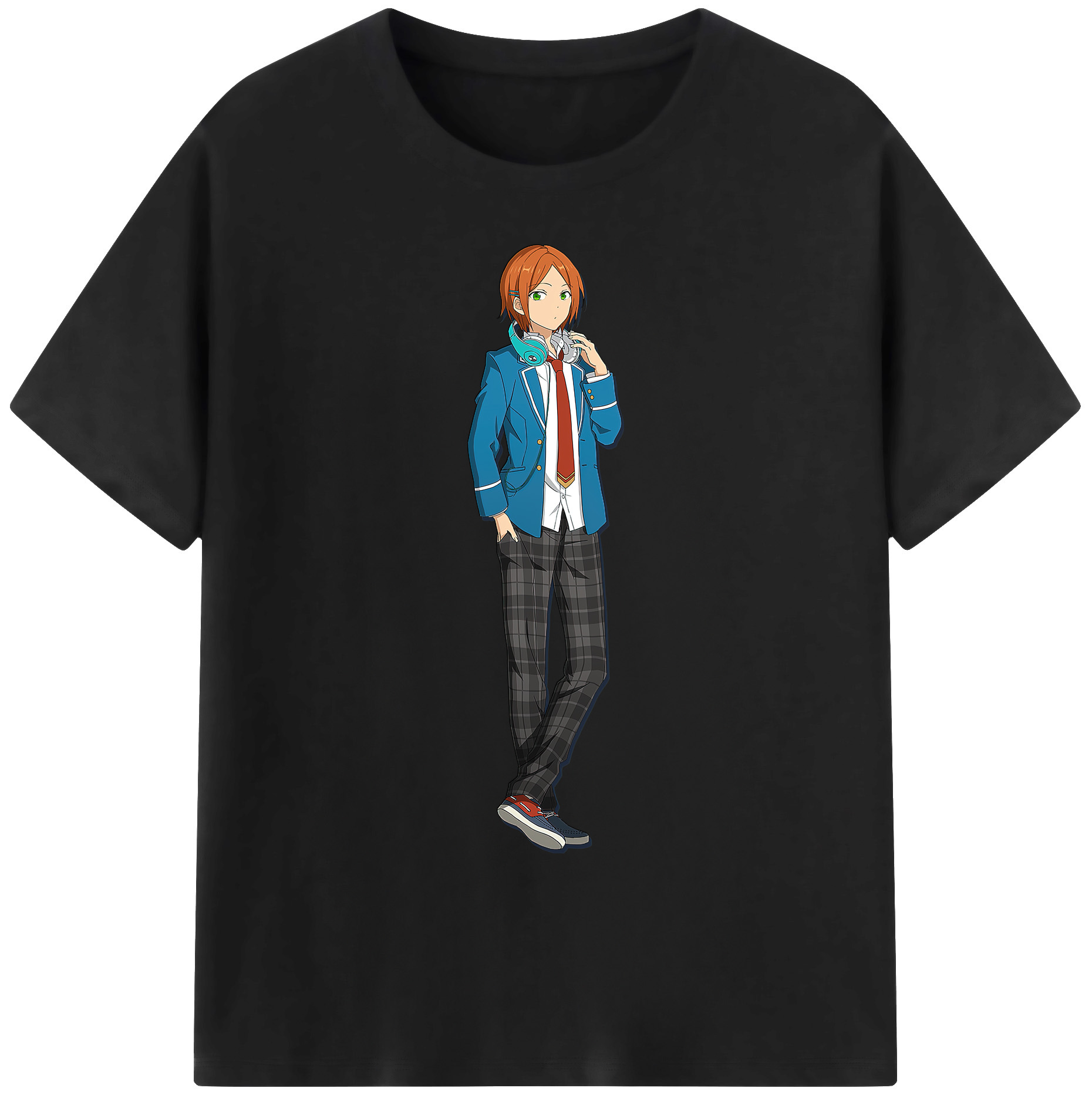 （画像用） あんさんぶるスターズ! Ensemble Stars 綿100％ メンズ半袖Tシャツ｜肌触りやわらか＆通気性