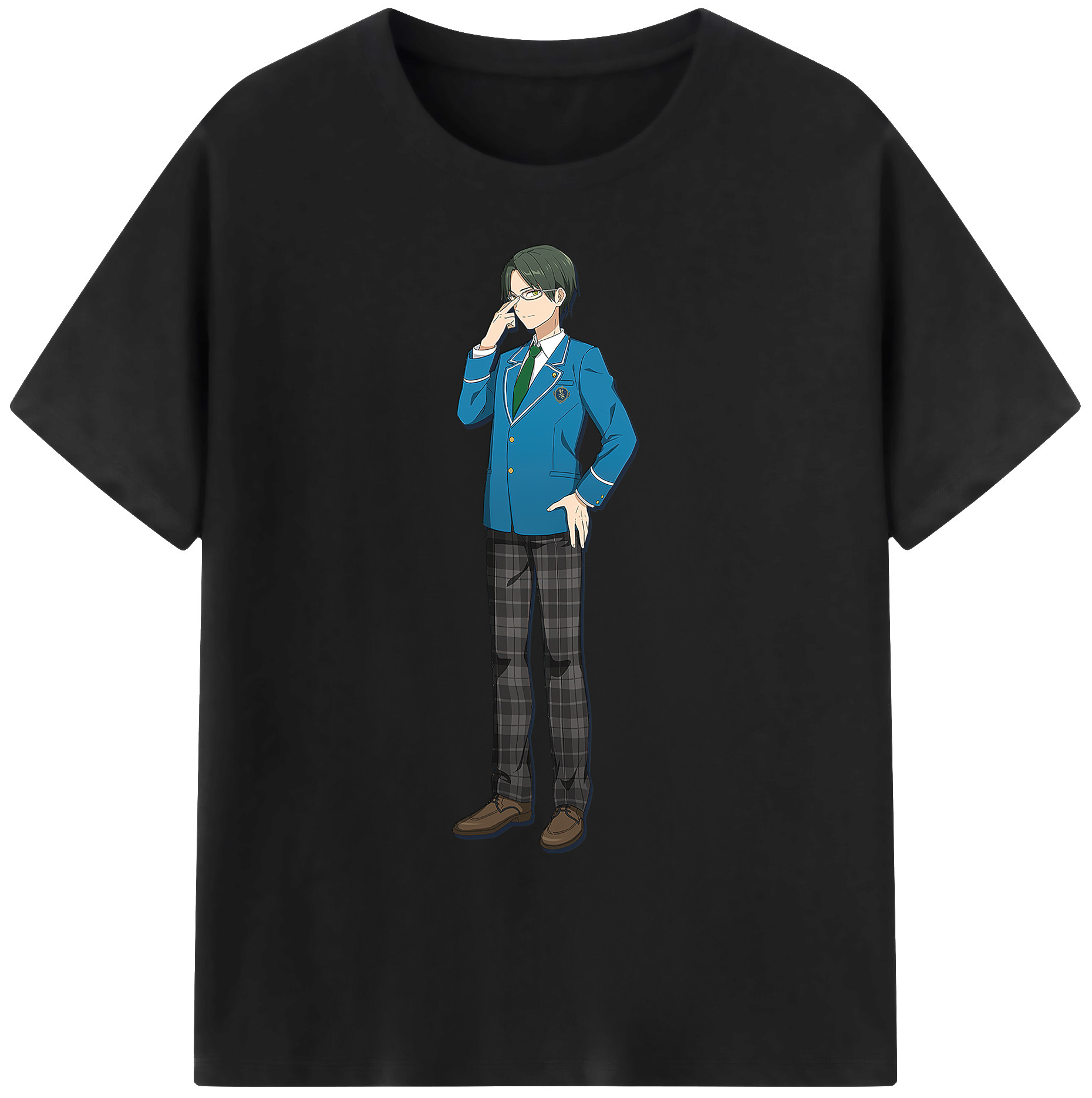 （画像用） あんさんぶるスターズ! Ensemble Stars 綿100％ メンズ半袖Tシャツ｜肌触りやわらか＆通気性