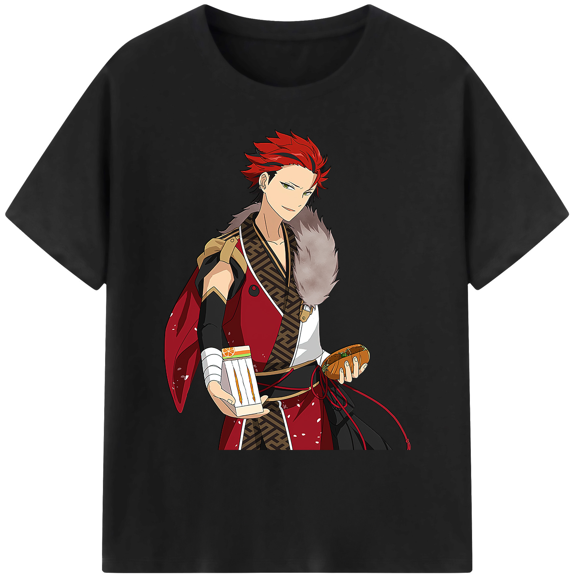 （画像用） あんさんぶるスターズ! Ensemble Stars 綿100％ メンズ半袖Tシャツ｜肌触りやわらか＆通気性