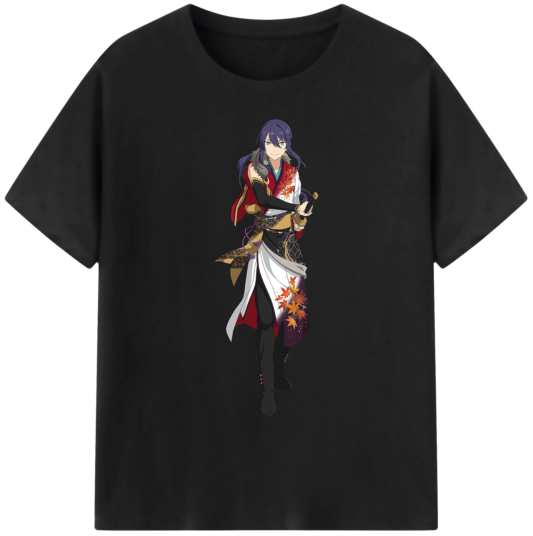 （画像用） あんさんぶるスターズ! Ensemble Stars 綿100％ メンズ半袖Tシャツ｜肌触りやわらか＆通気性