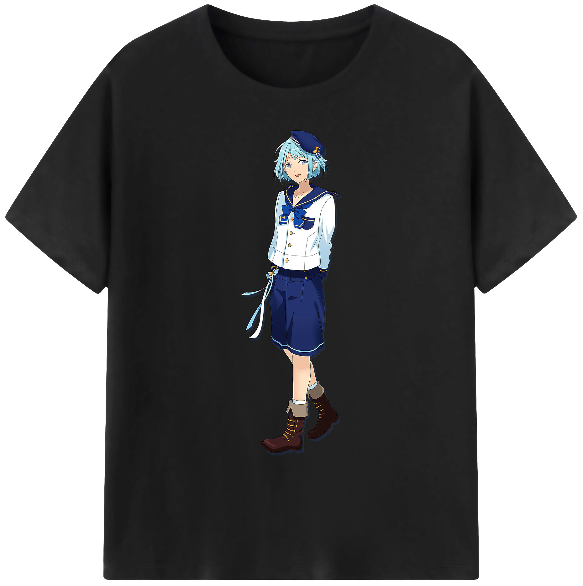 （画像用） あんさんぶるスターズ! Ensemble Stars 綿100％ メンズ半袖Tシャツ｜肌触りやわらか＆通気性