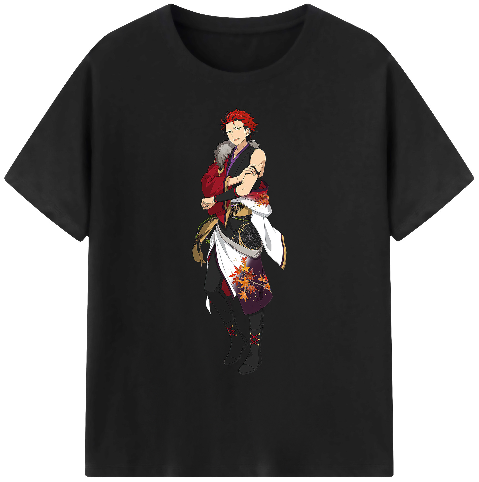 （画像用） あんさんぶるスターズ! Ensemble Stars 綿100％ メンズ半袖Tシャツ｜肌触りやわらか＆通気性