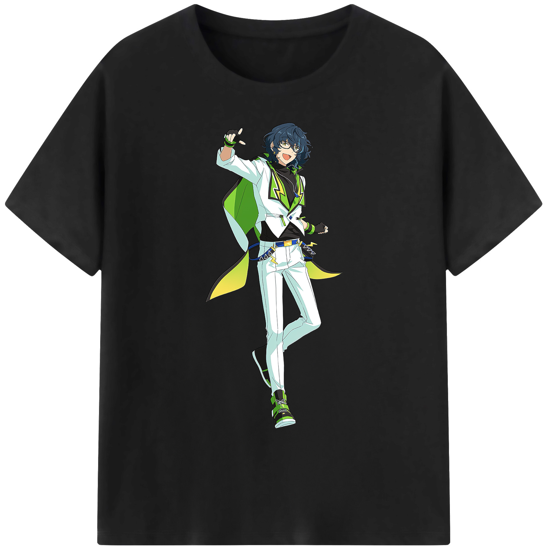 （画像用） あんさんぶるスターズ! Ensemble Stars 綿100％ メンズ半袖Tシャツ｜肌触りやわらか＆通気性