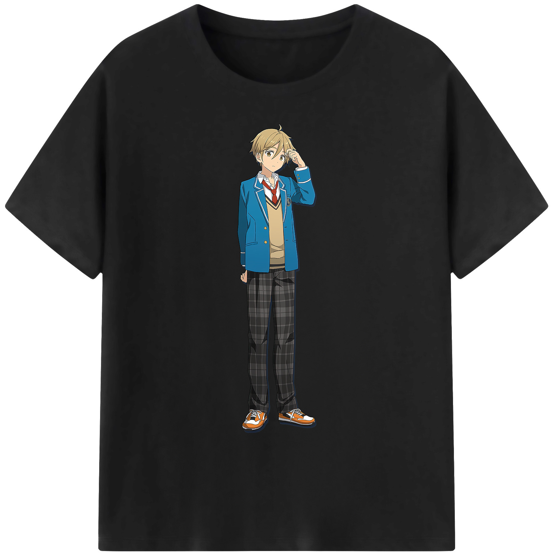 （画像用） あんさんぶるスターズ! Ensemble Stars 綿100％ メンズ半袖Tシャツ｜肌触りやわらか＆通気性