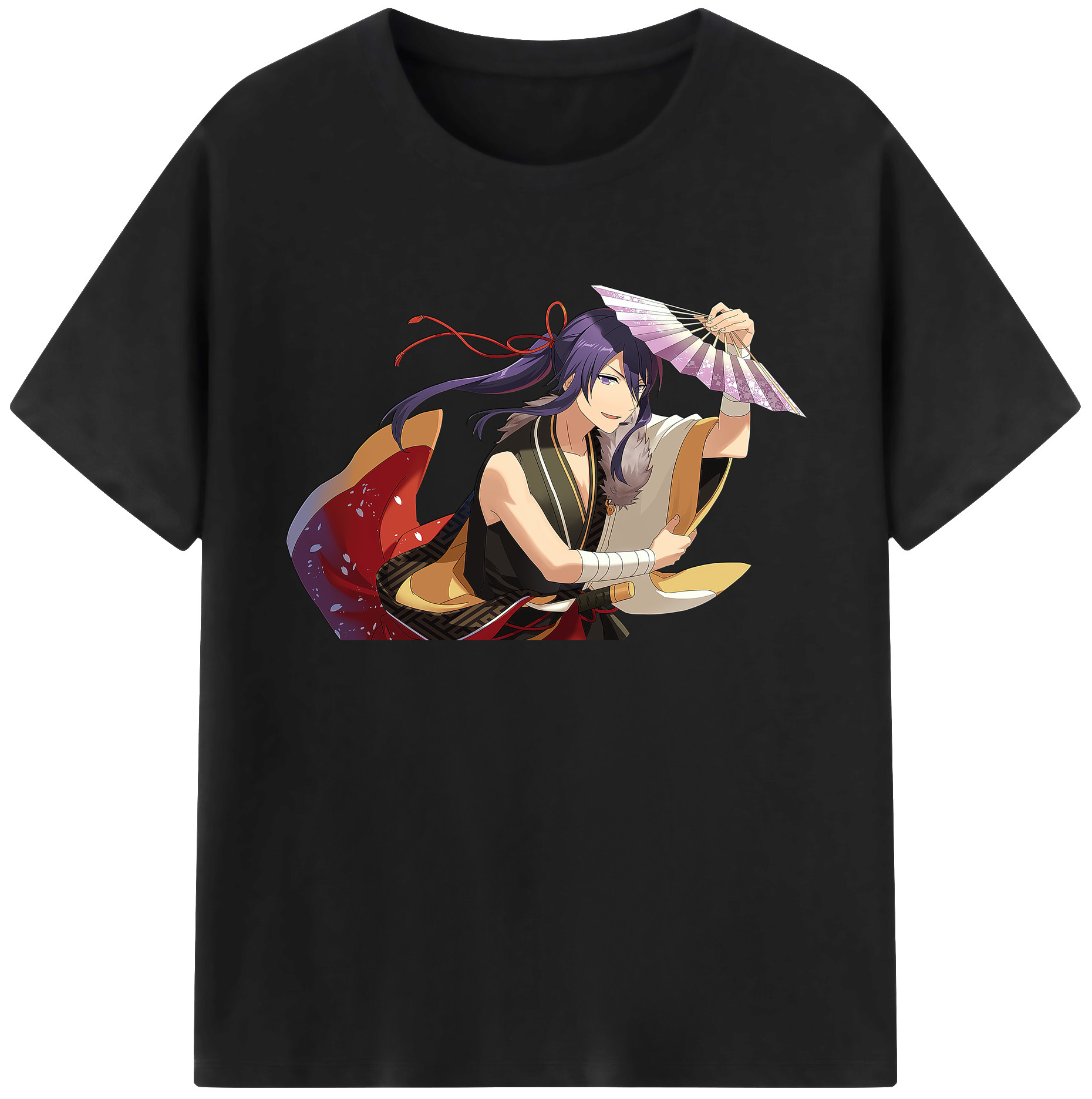 （画像用） あんさんぶるスターズ! Ensemble Stars 綿100％ メンズ半袖Tシャツ｜肌触りやわらか＆通気性