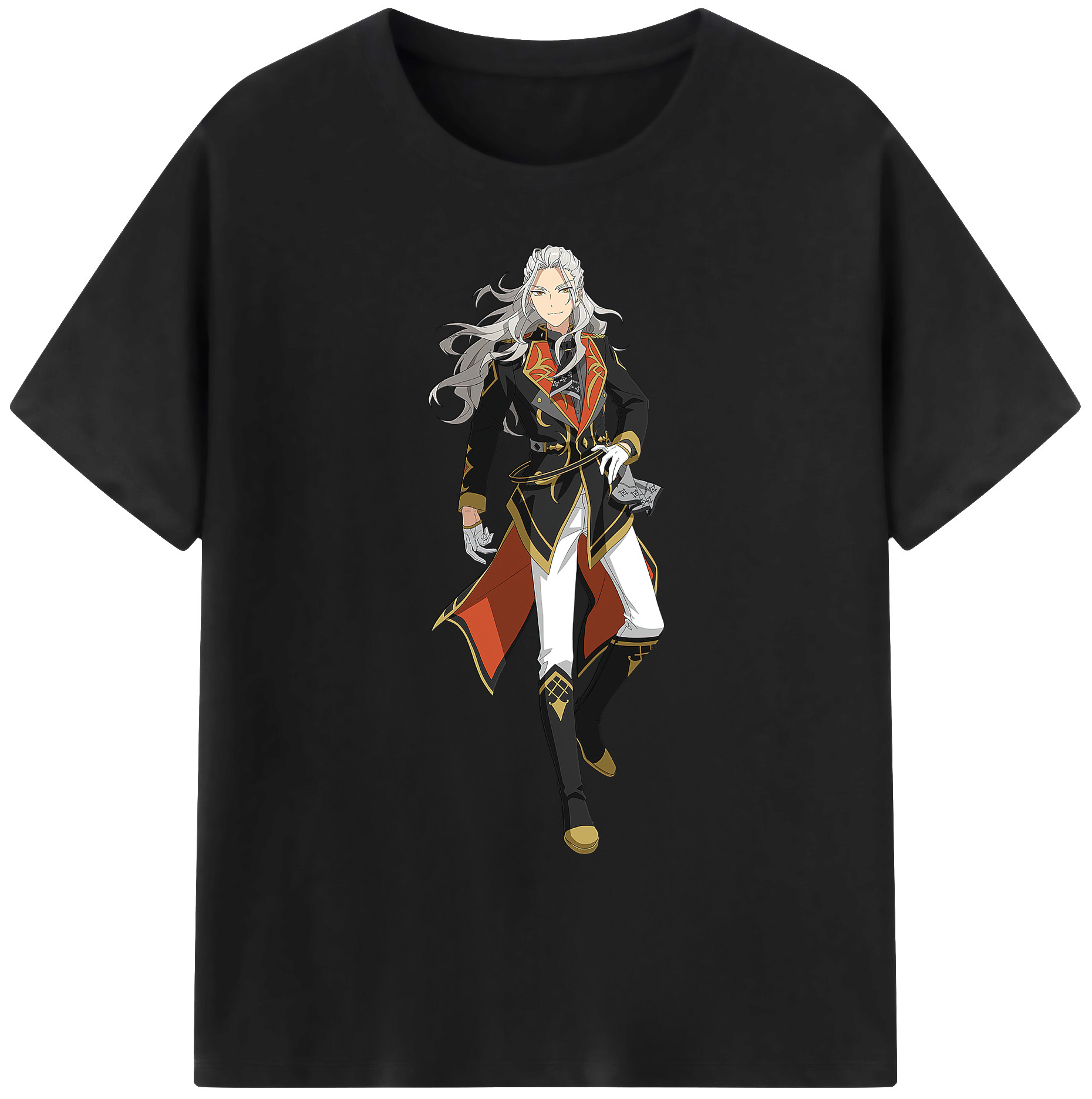 （画像用） あんさんぶるスターズ! Ensemble Stars 綿100％ メンズ半袖Tシャツ｜肌触りやわらか＆通気性