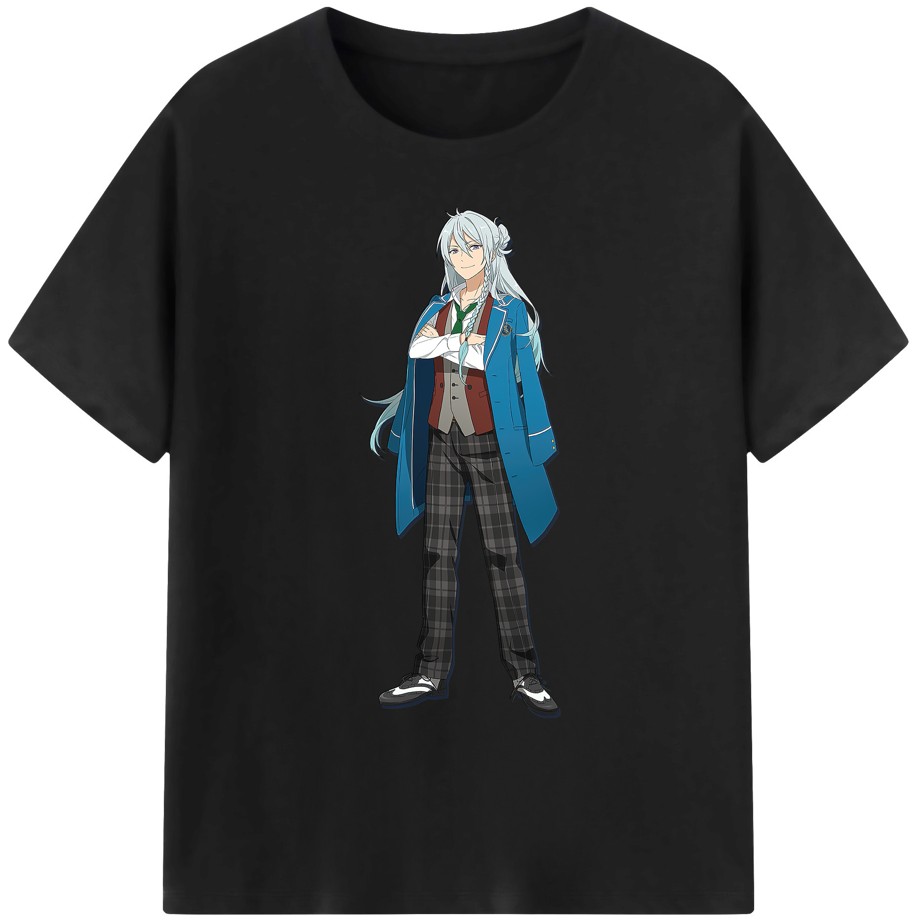 （画像用） あんさんぶるスターズ! Ensemble Stars 綿100％ メンズ半袖Tシャツ｜肌触りやわらか＆通気性