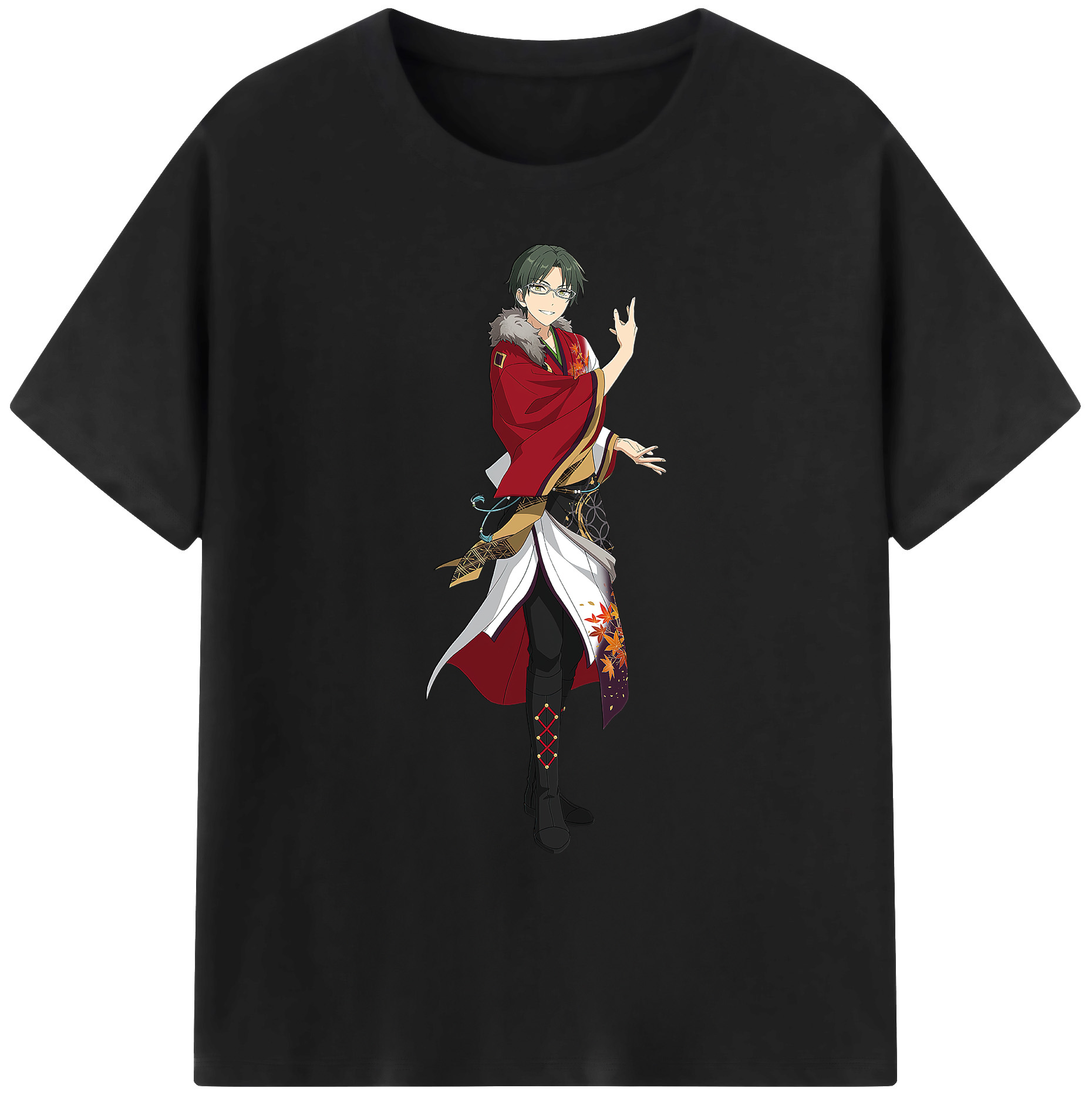 （画像用） あんさんぶるスターズ! Ensemble Stars 綿100％ メンズ半袖Tシャツ｜肌触りやわらか＆通気性