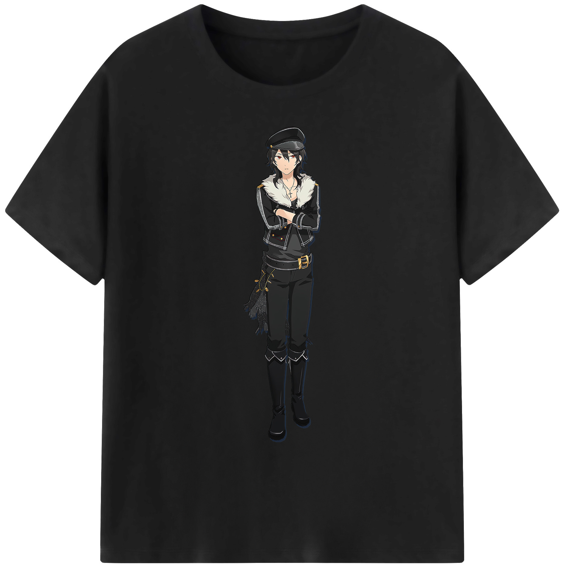 （画像用） あんさんぶるスターズ! Ensemble Stars 綿100％ メンズ半袖Tシャツ｜肌触りやわらか＆通気性