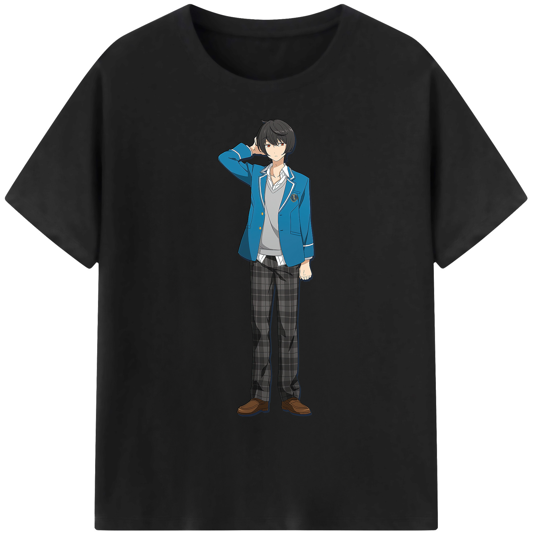 （画像用） あんさんぶるスターズ! Ensemble Stars 綿100％ メンズ半袖Tシャツ｜肌触りやわらか＆通気性