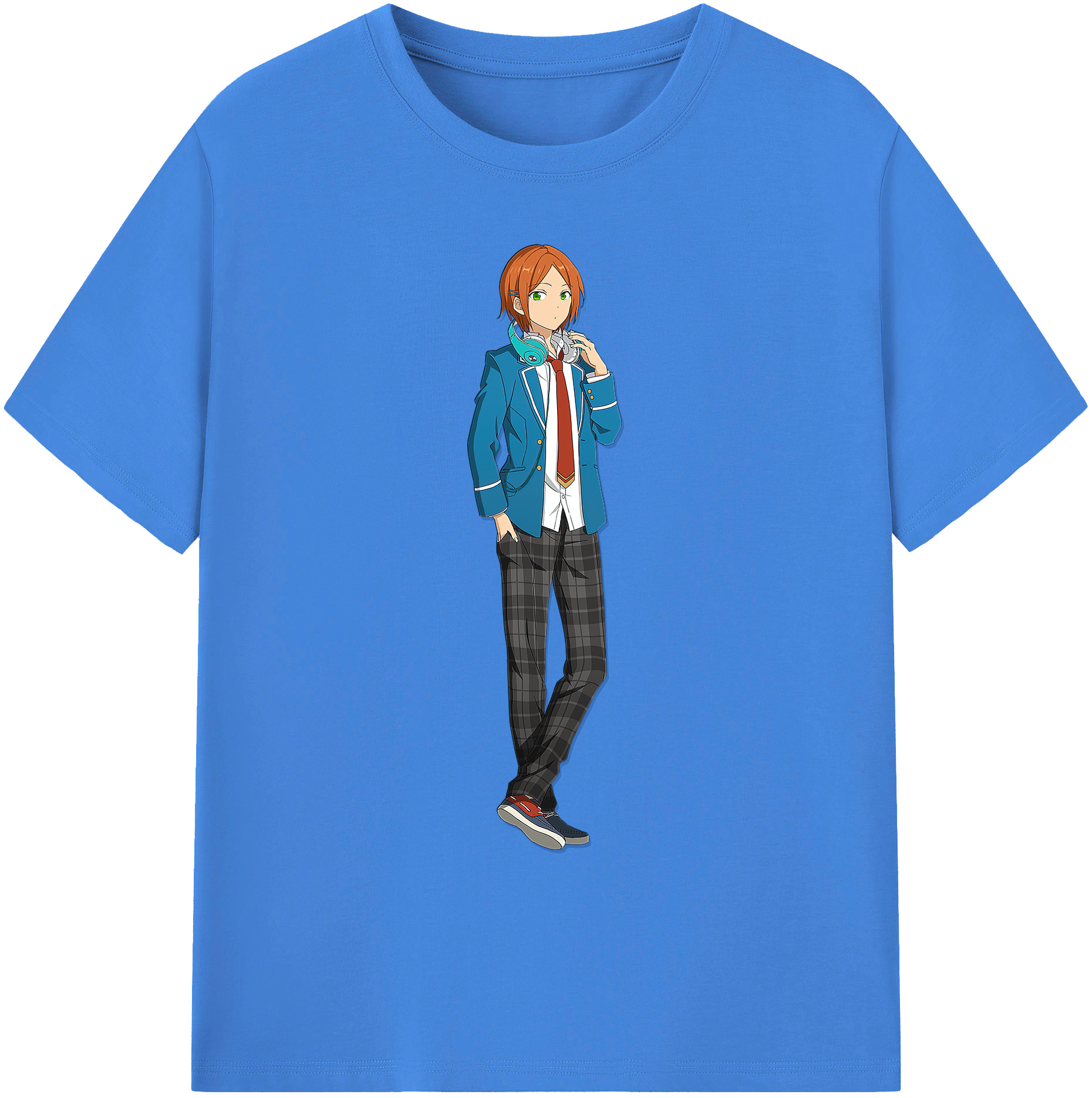 （画像用） あんさんぶるスターズ! Ensemble Stars 綿100％ メンズ半袖Tシャツ｜肌触りやわらか＆通気性