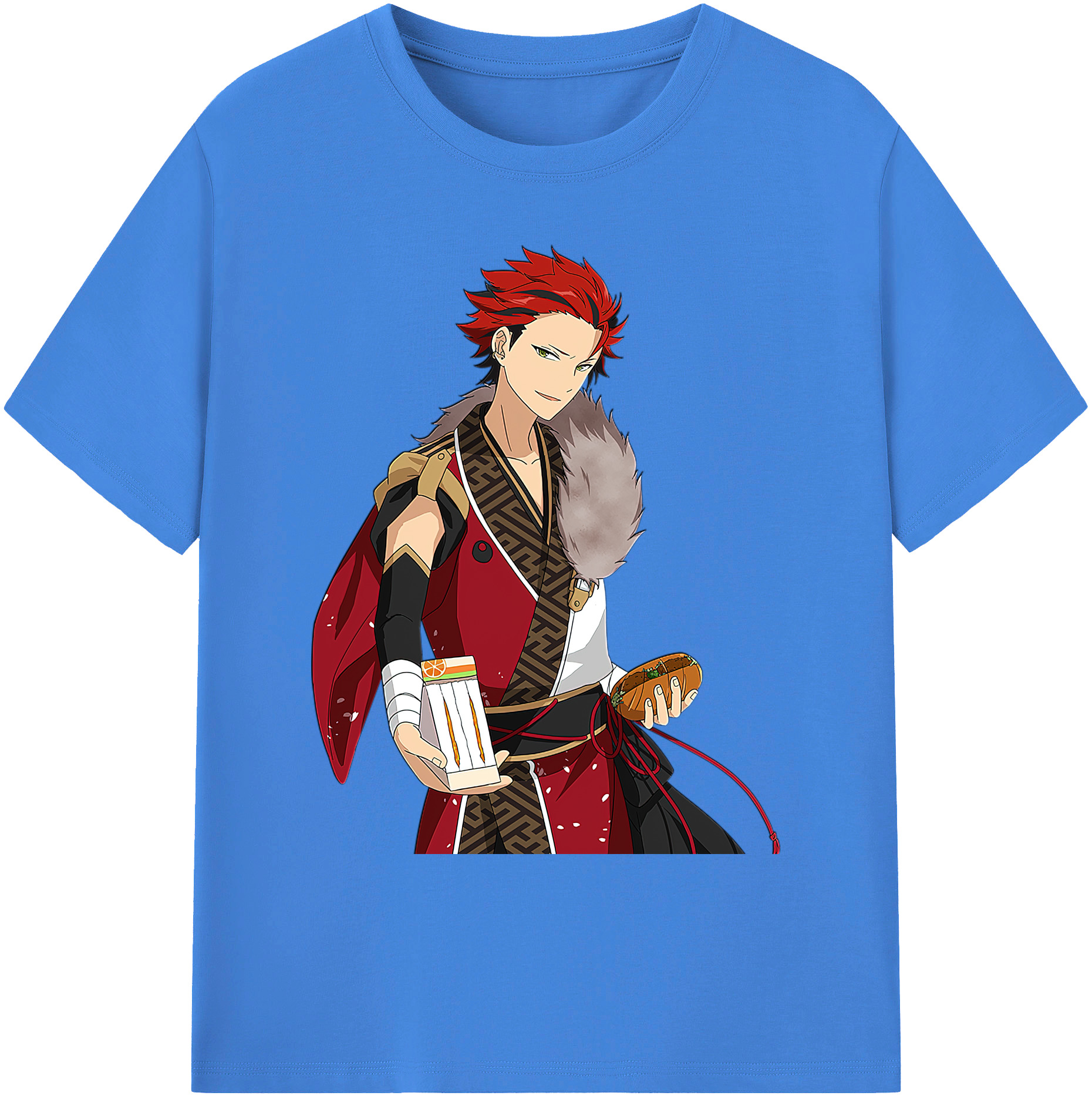 （画像用） あんさんぶるスターズ! Ensemble Stars 綿100％ メンズ半袖Tシャツ｜肌触りやわらか＆通気性