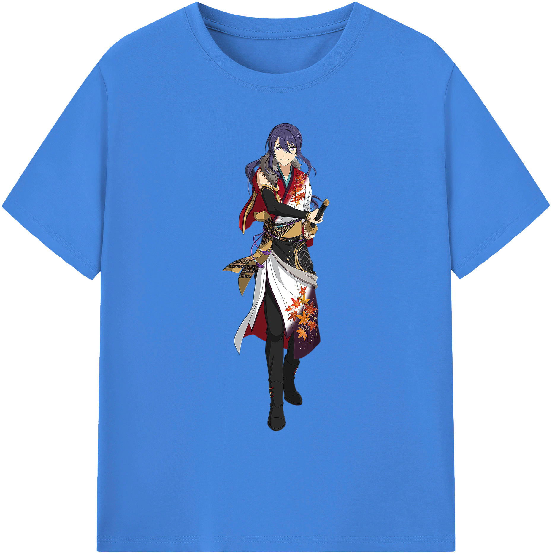 （画像用） あんさんぶるスターズ! Ensemble Stars 綿100％ メンズ半袖Tシャツ｜肌触りやわらか＆通気性