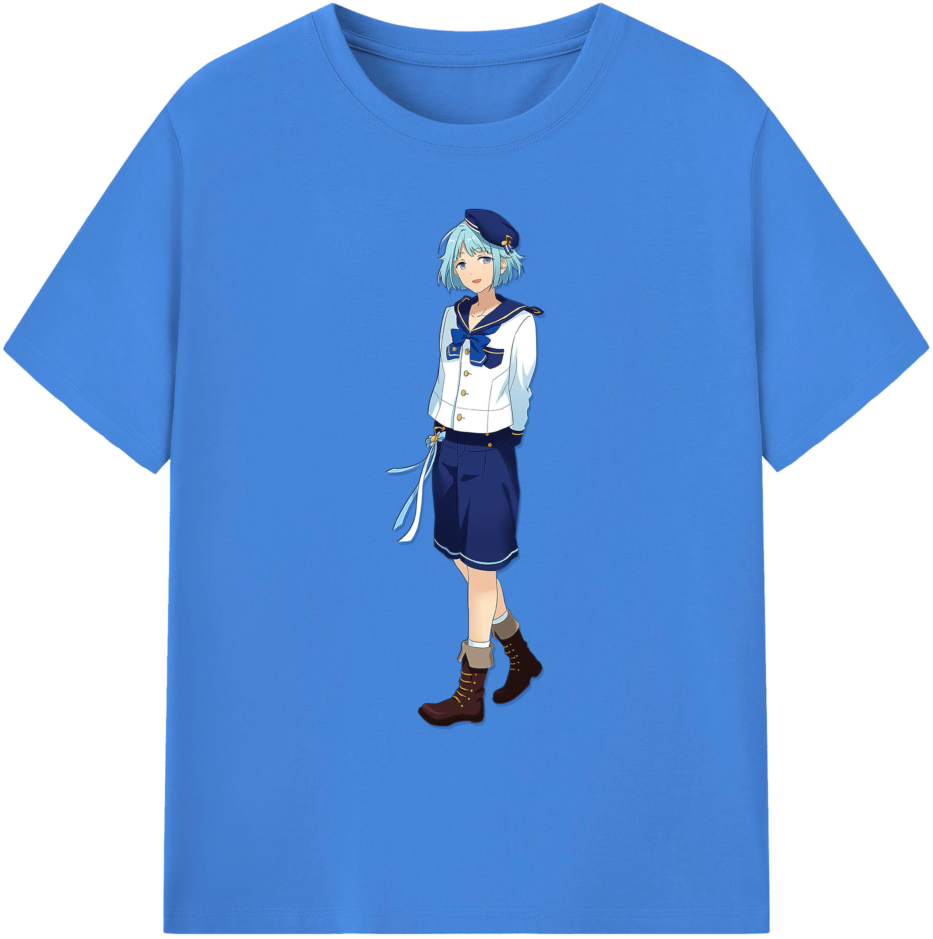 （画像用） あんさんぶるスターズ! Ensemble Stars 綿100％ メンズ半袖Tシャツ｜肌触りやわらか＆通気性