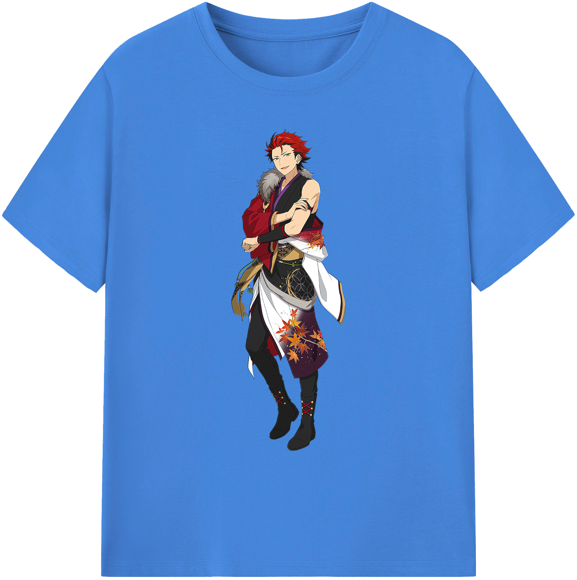 （画像用） あんさんぶるスターズ! Ensemble Stars 綿100％ メンズ半袖Tシャツ｜肌触りやわらか＆通気性