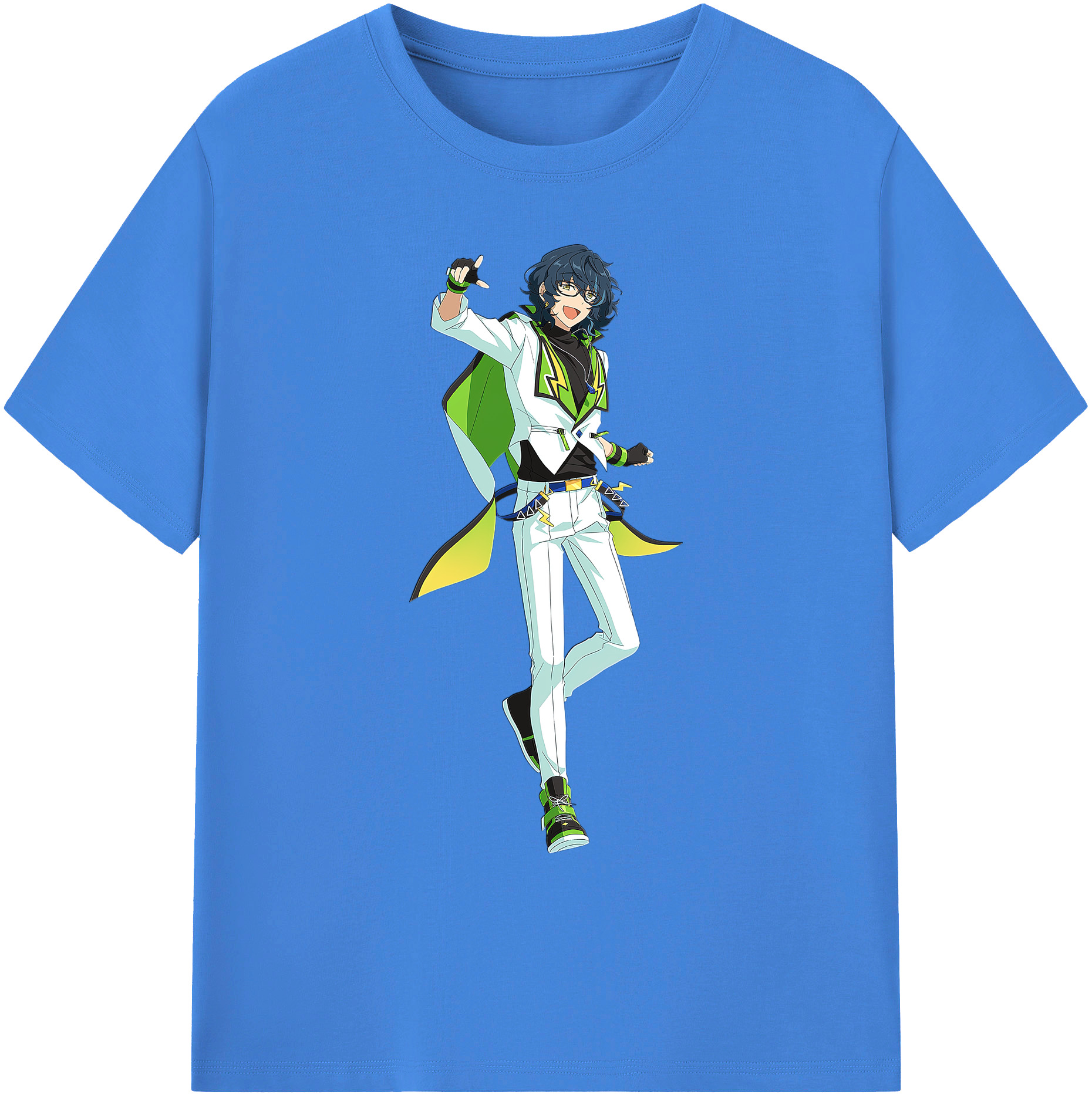 （画像用） あんさんぶるスターズ! Ensemble Stars 綿100％ メンズ半袖Tシャツ｜肌触りやわらか＆通気性