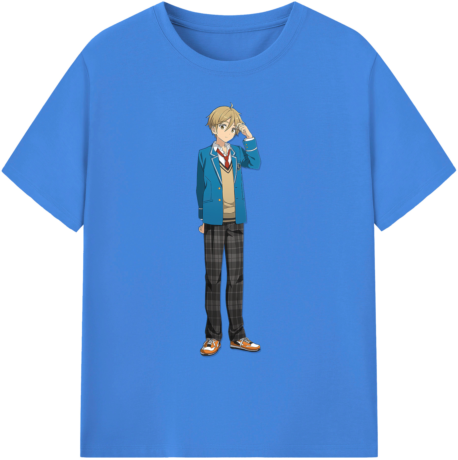 （画像用） あんさんぶるスターズ! Ensemble Stars 綿100％ メンズ半袖Tシャツ｜肌触りやわらか＆通気性