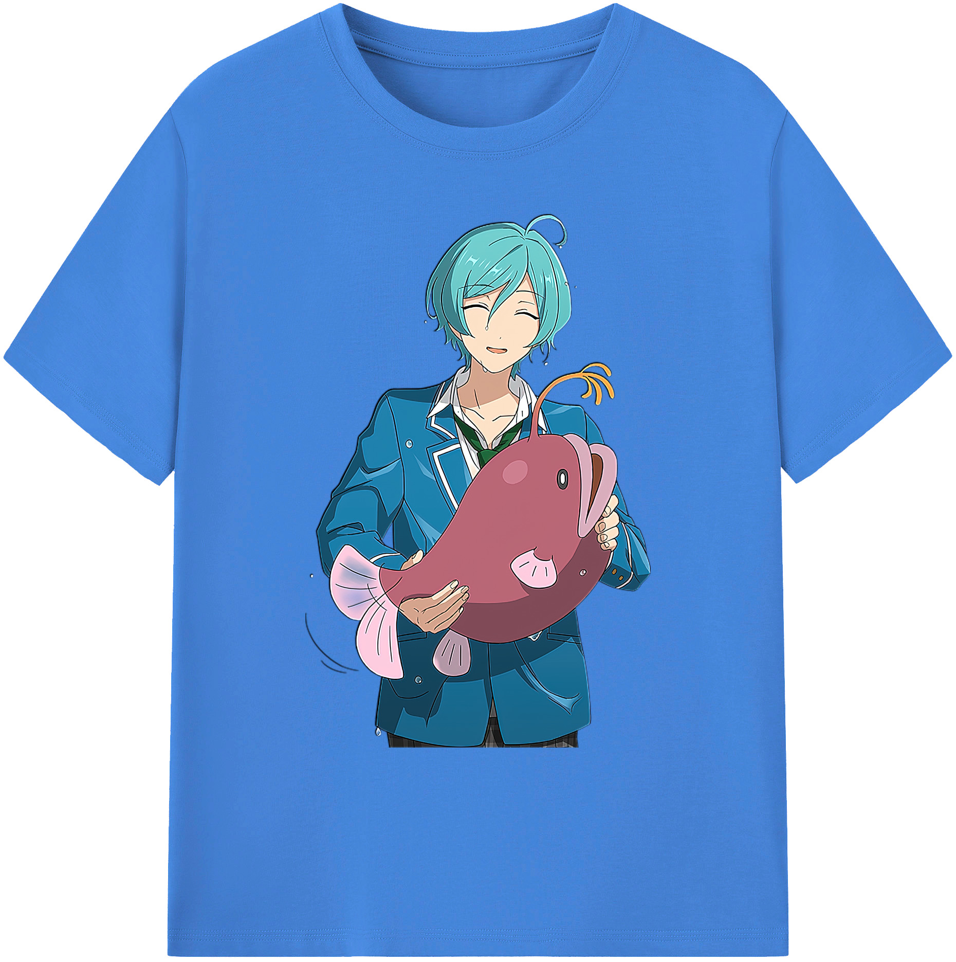 （画像用） あんさんぶるスターズ! Ensemble Stars 綿100％ メンズ半袖Tシャツ｜肌触りやわらか＆通気性