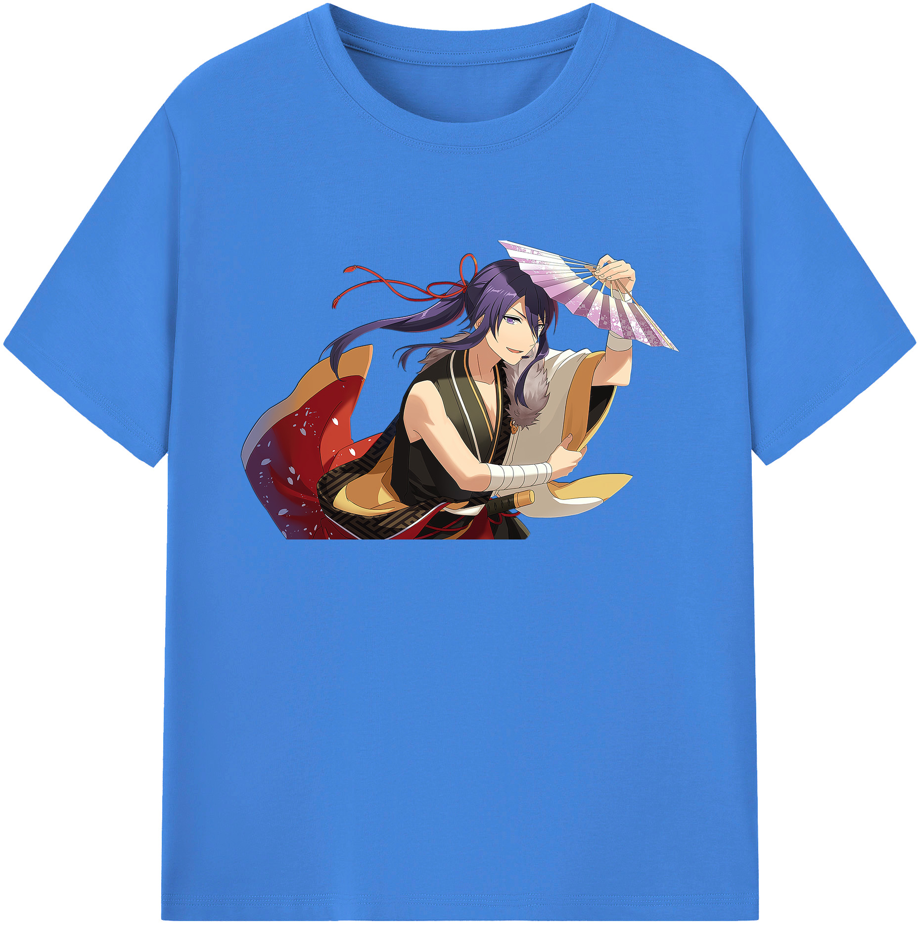 （画像用） あんさんぶるスターズ! Ensemble Stars 綿100％ メンズ半袖Tシャツ｜肌触りやわらか＆通気性