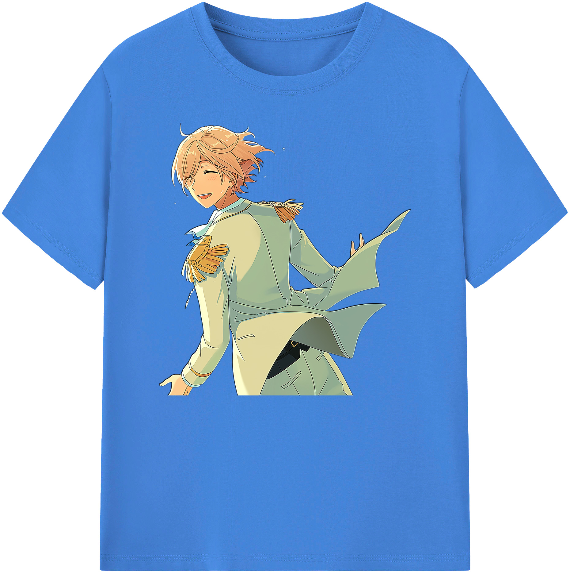 （画像用） あんさんぶるスターズ! Ensemble Stars 綿100％ メンズ半袖Tシャツ｜肌触りやわらか＆通気性