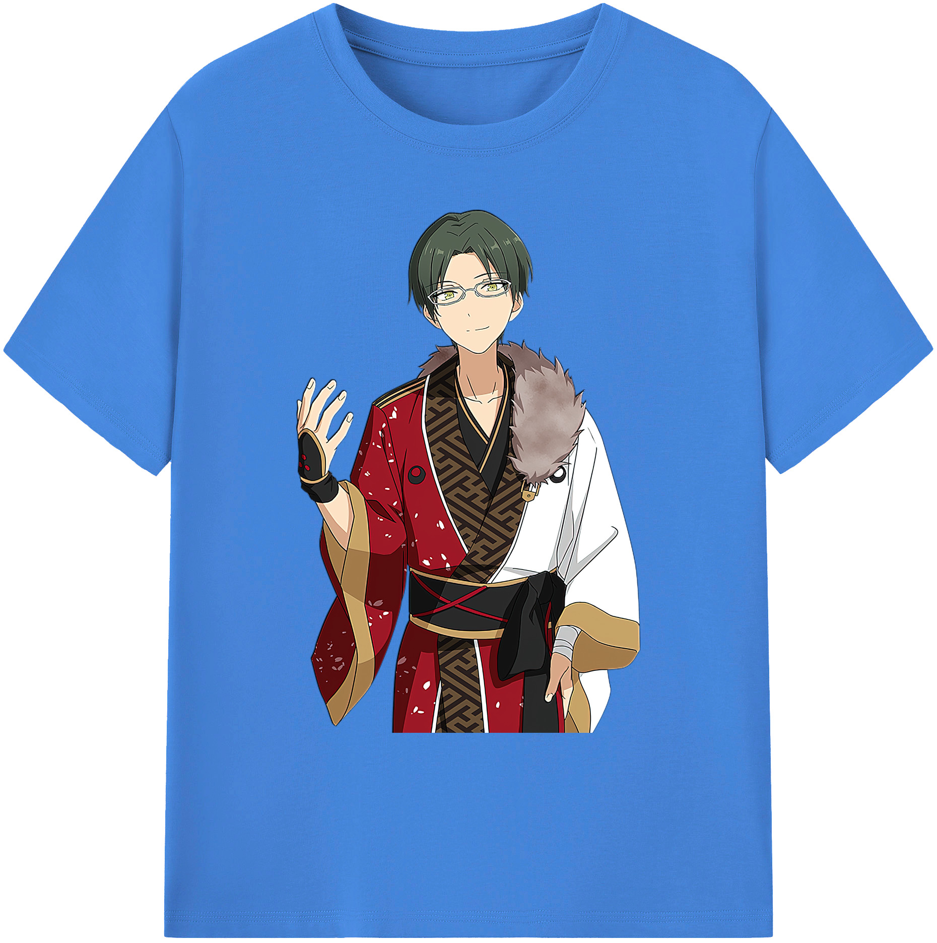 （画像用） あんさんぶるスターズ! Ensemble Stars 綿100％ メンズ半袖Tシャツ｜肌触りやわらか＆通気性
