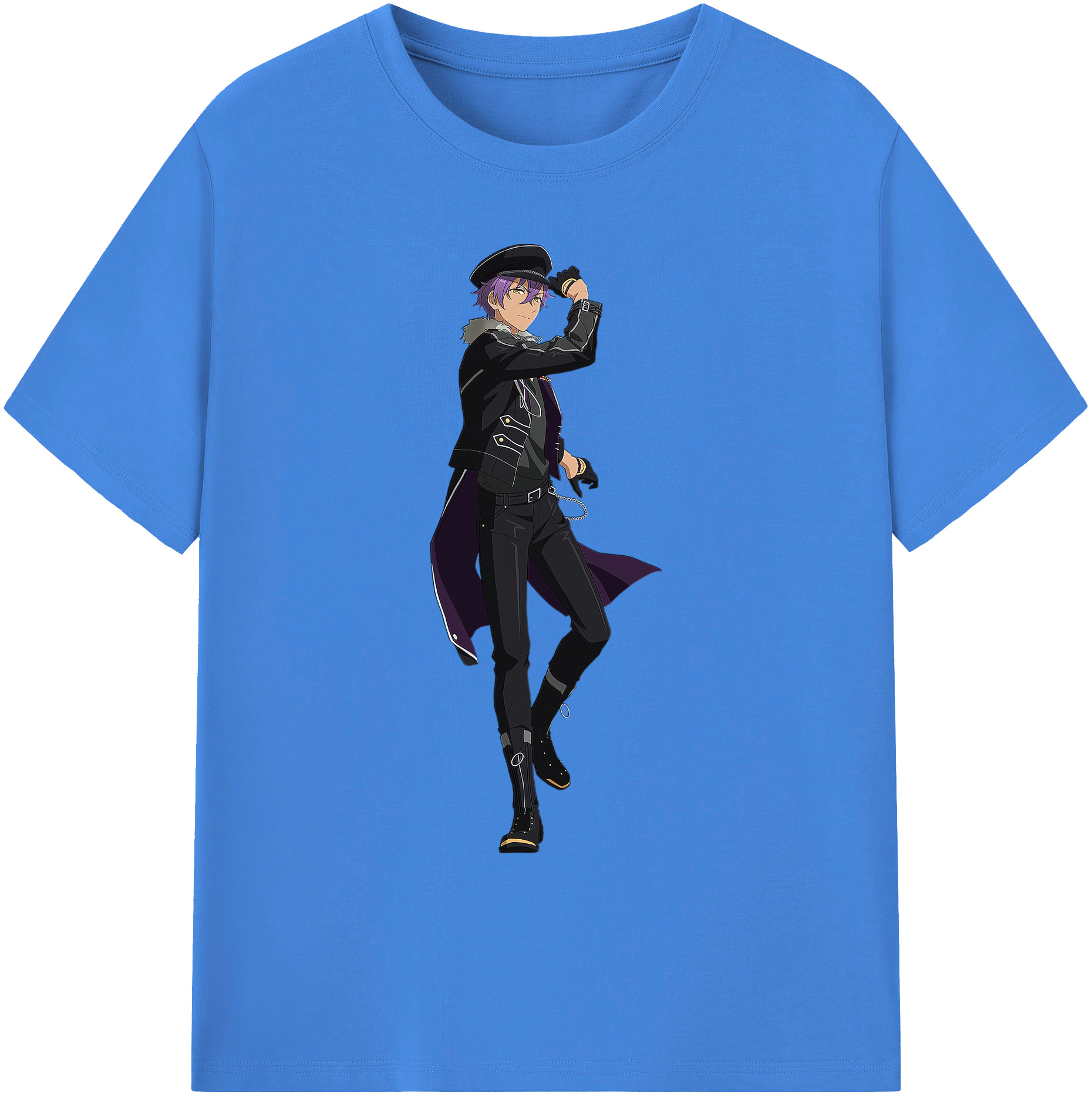 （画像用） あんさんぶるスターズ! Ensemble Stars 綿100％ メンズ半袖Tシャツ｜肌触りやわらか＆通気性