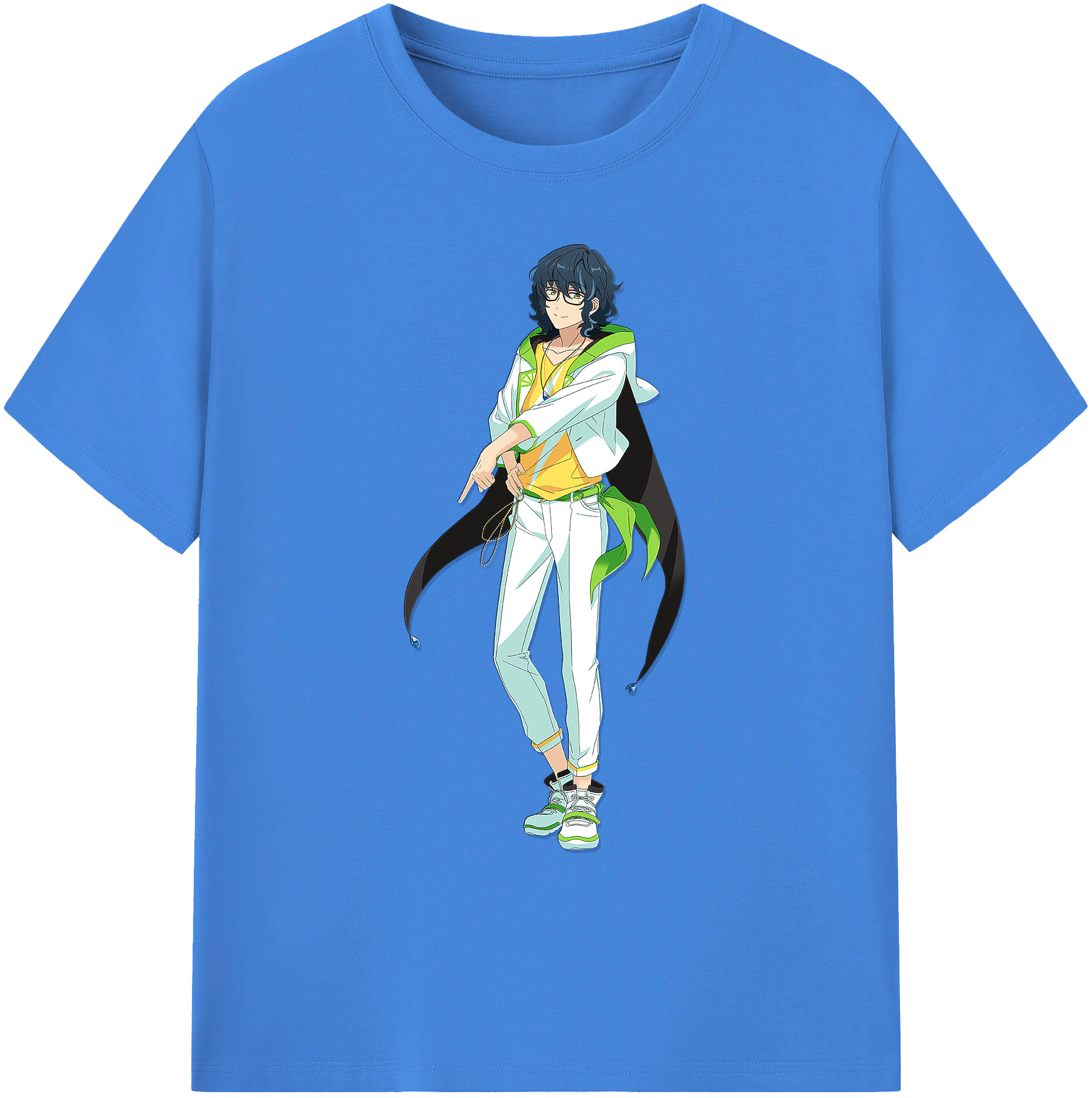 （画像用） あんさんぶるスターズ! Ensemble Stars 綿100％ メンズ半袖Tシャツ｜肌触りやわらか＆通気性