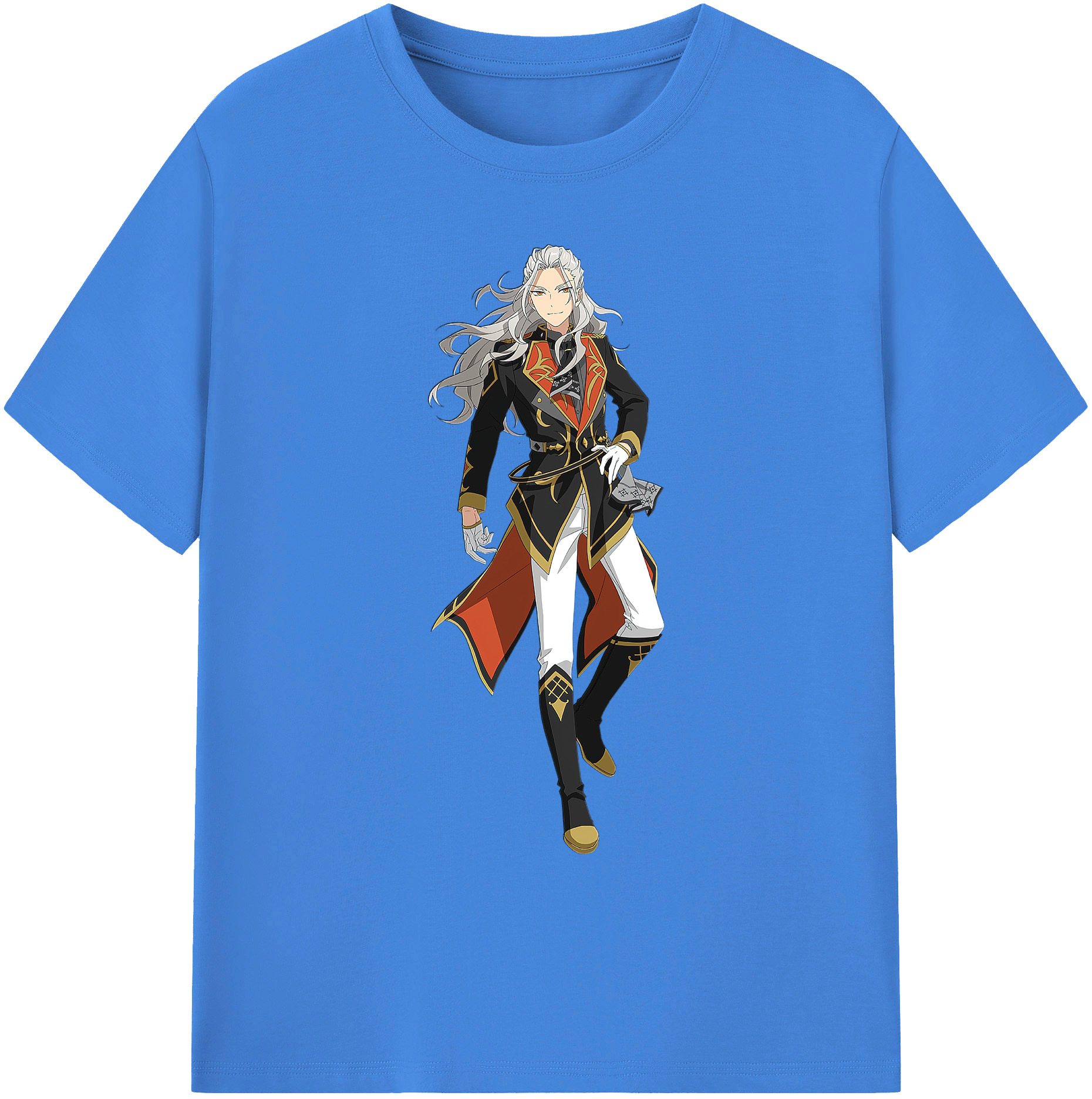 （画像用） あんさんぶるスターズ! Ensemble Stars 綿100％ メンズ半袖Tシャツ｜肌触りやわらか＆通気性