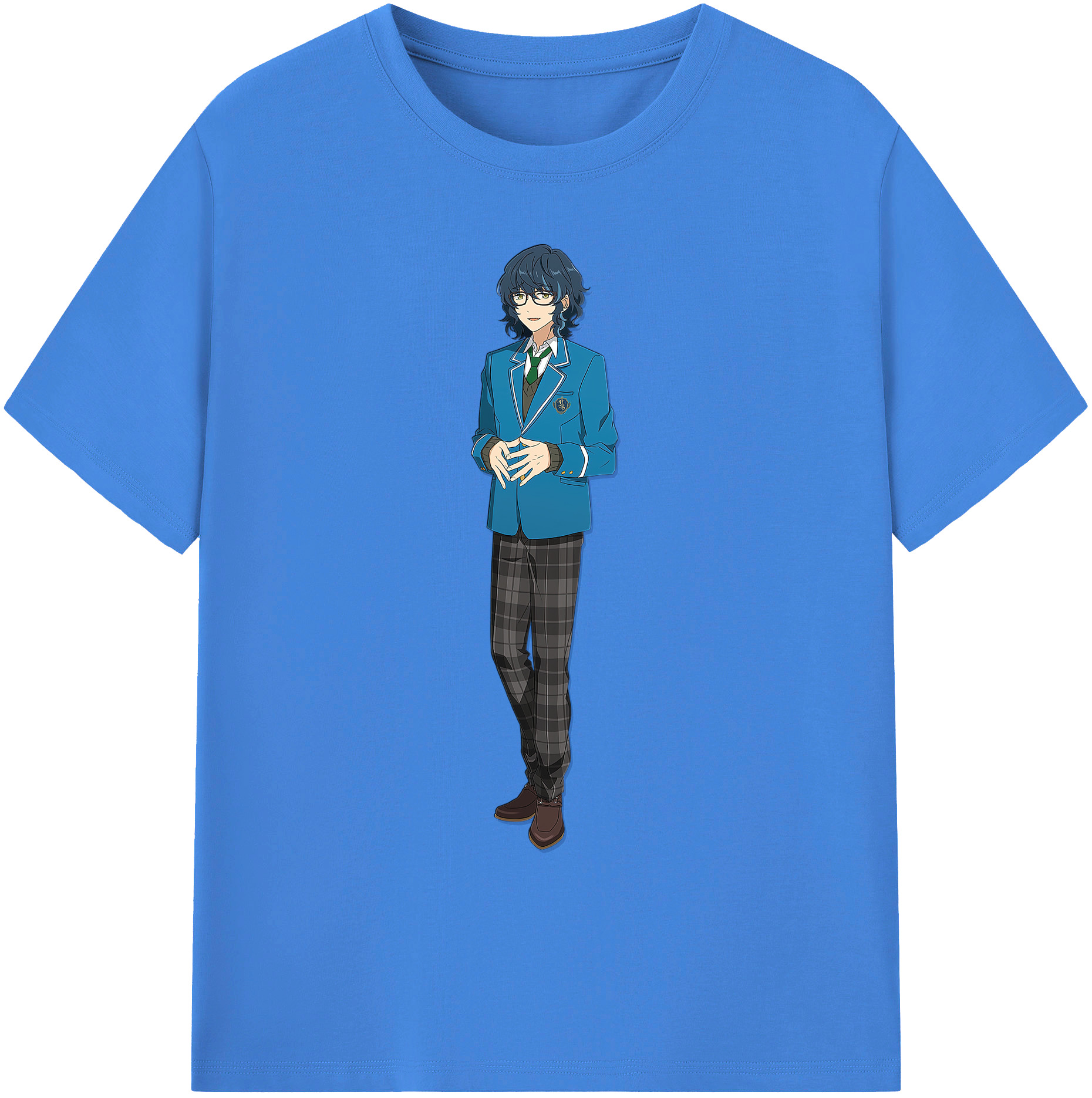 （画像用） あんさんぶるスターズ! Ensemble Stars 綿100％ メンズ半袖Tシャツ｜肌触りやわらか＆通気性
