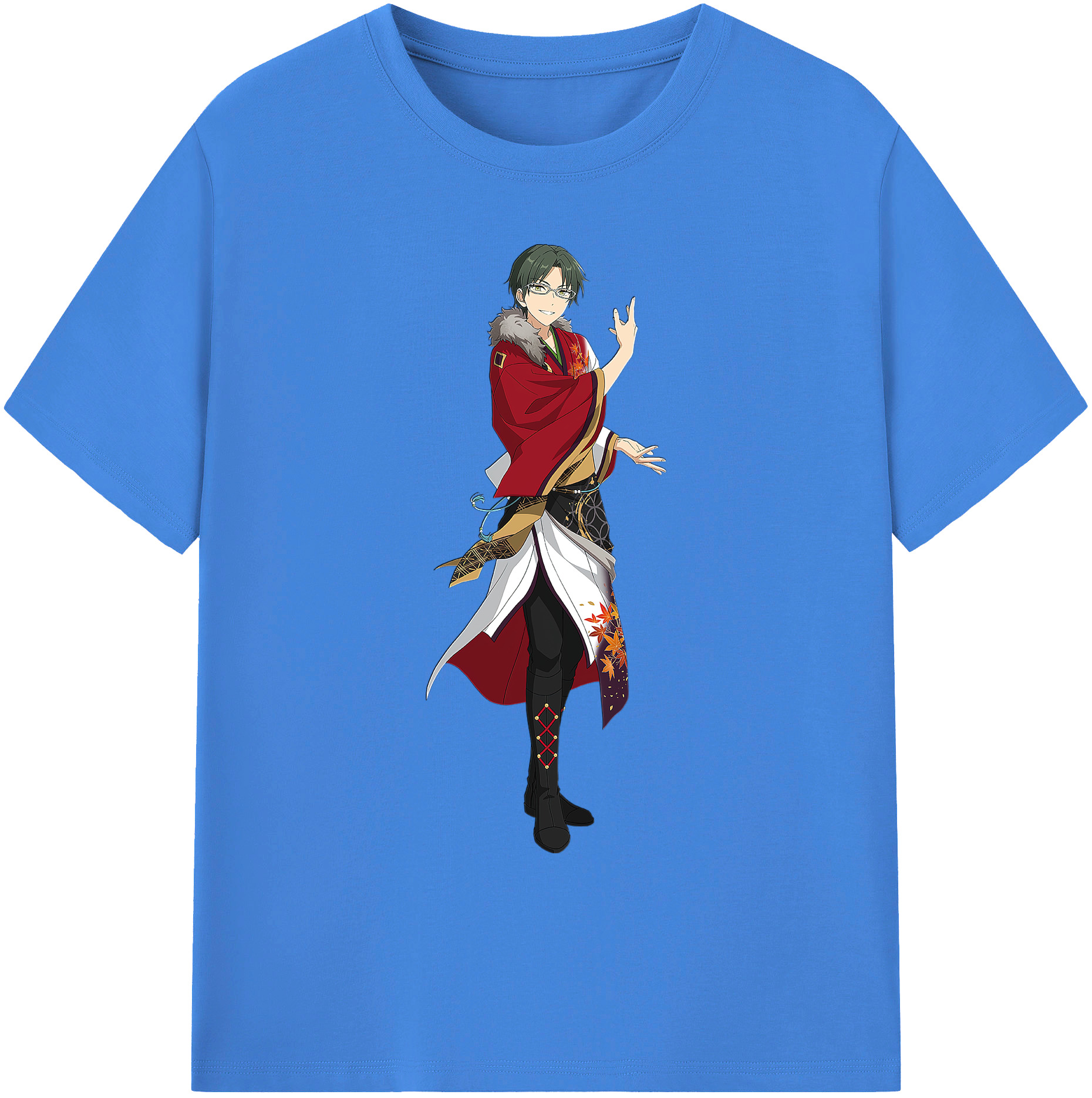 （画像用） あんさんぶるスターズ! Ensemble Stars 綿100％ メンズ半袖Tシャツ｜肌触りやわらか＆通気性