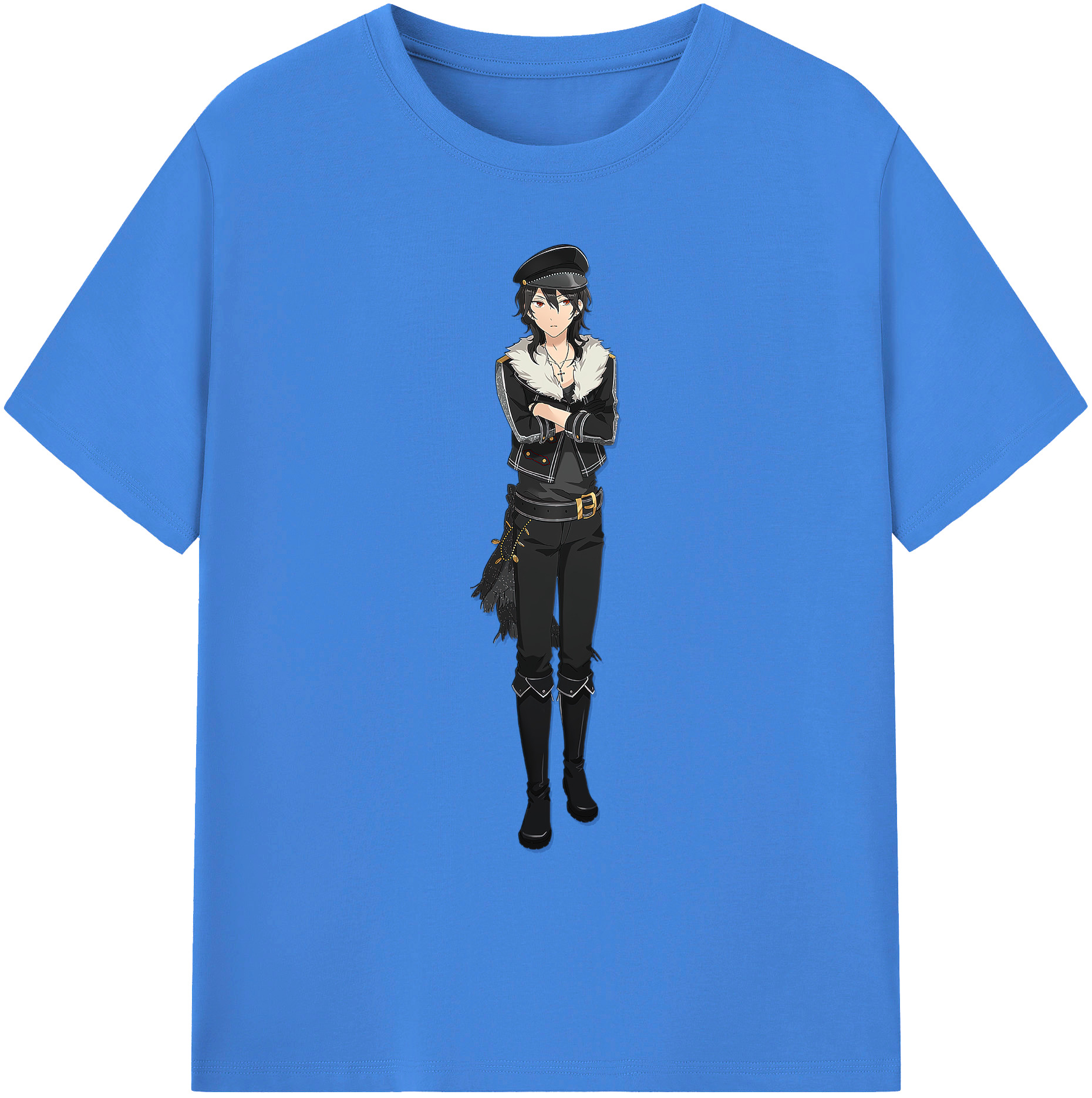 （画像用） あんさんぶるスターズ! Ensemble Stars 綿100％ メンズ半袖Tシャツ｜肌触りやわらか＆通気性